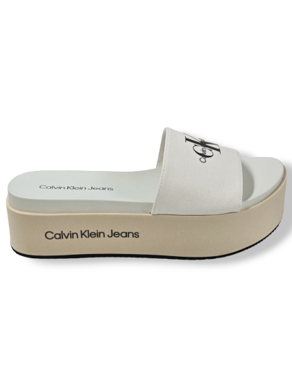 נעלי CALVIN KLEIN FLATFORM SANDAL