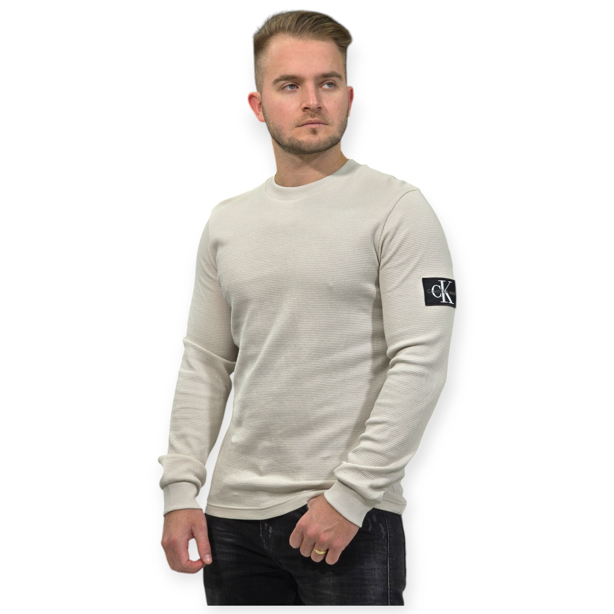 חולצה CALVIN KLEIN WAFFLE TEE