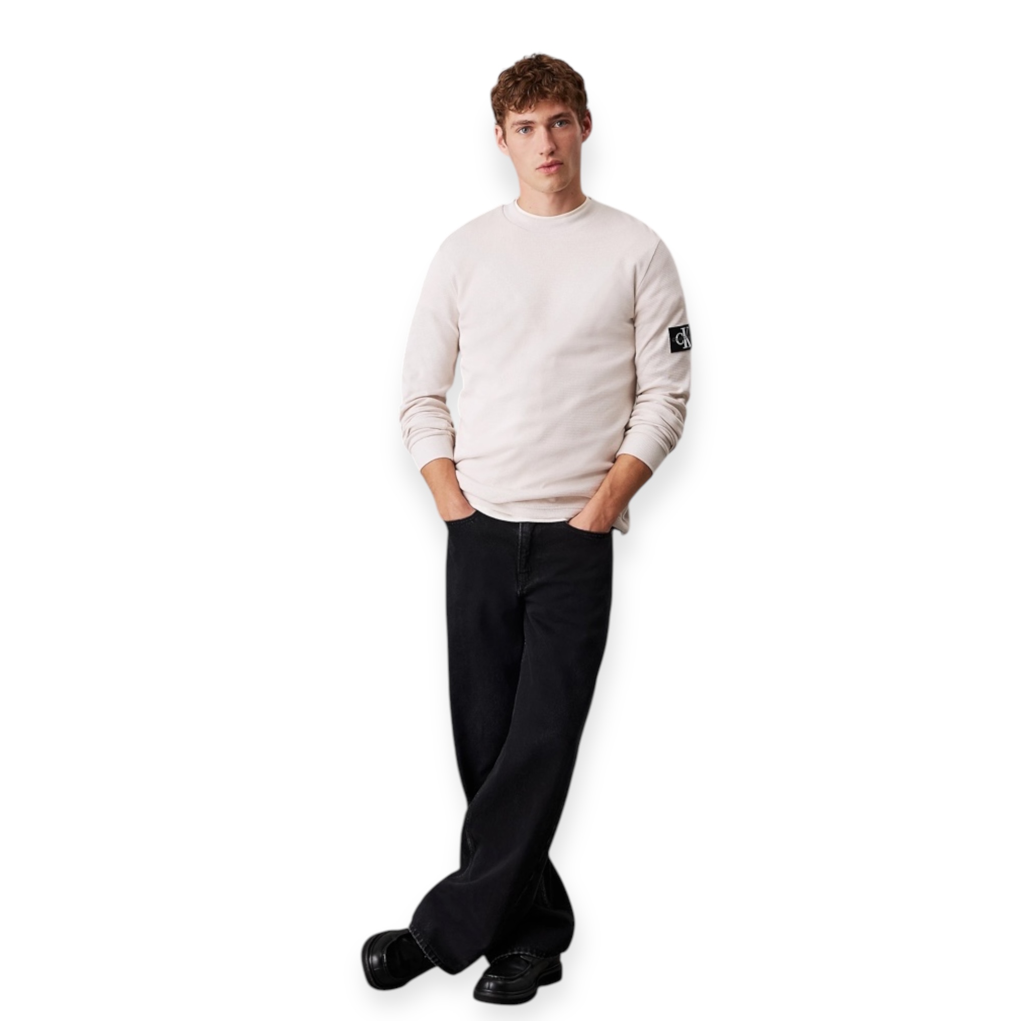 חולצה CALVIN KLEIN WAFFLE TEE