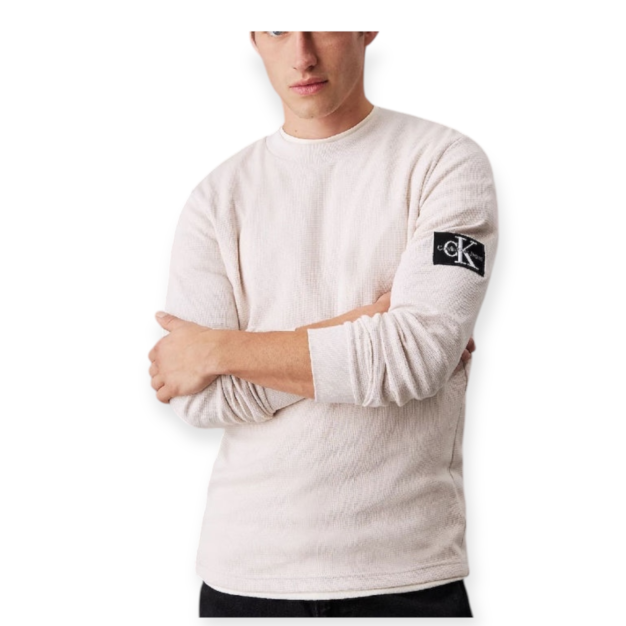 חולצה CALVIN KLEIN WAFFLE TEE