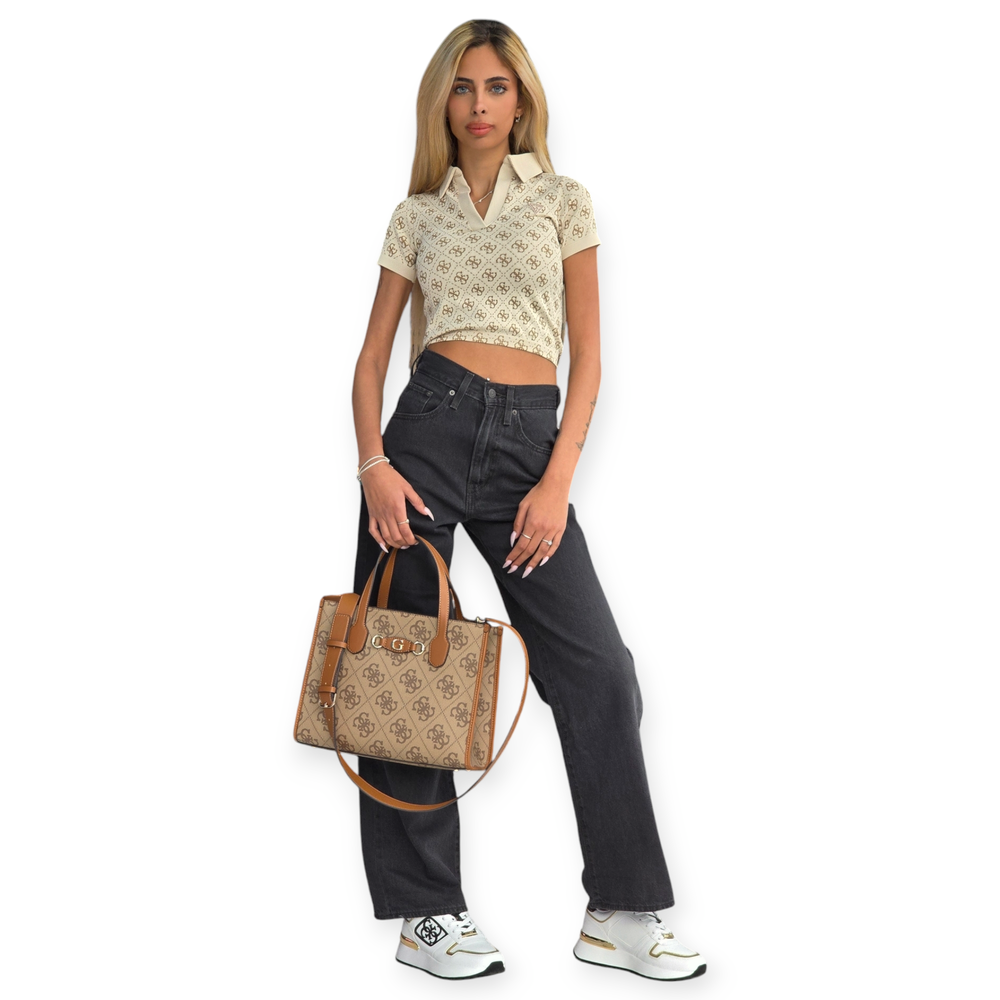 חולצה GUESS RHOMBUS TOP