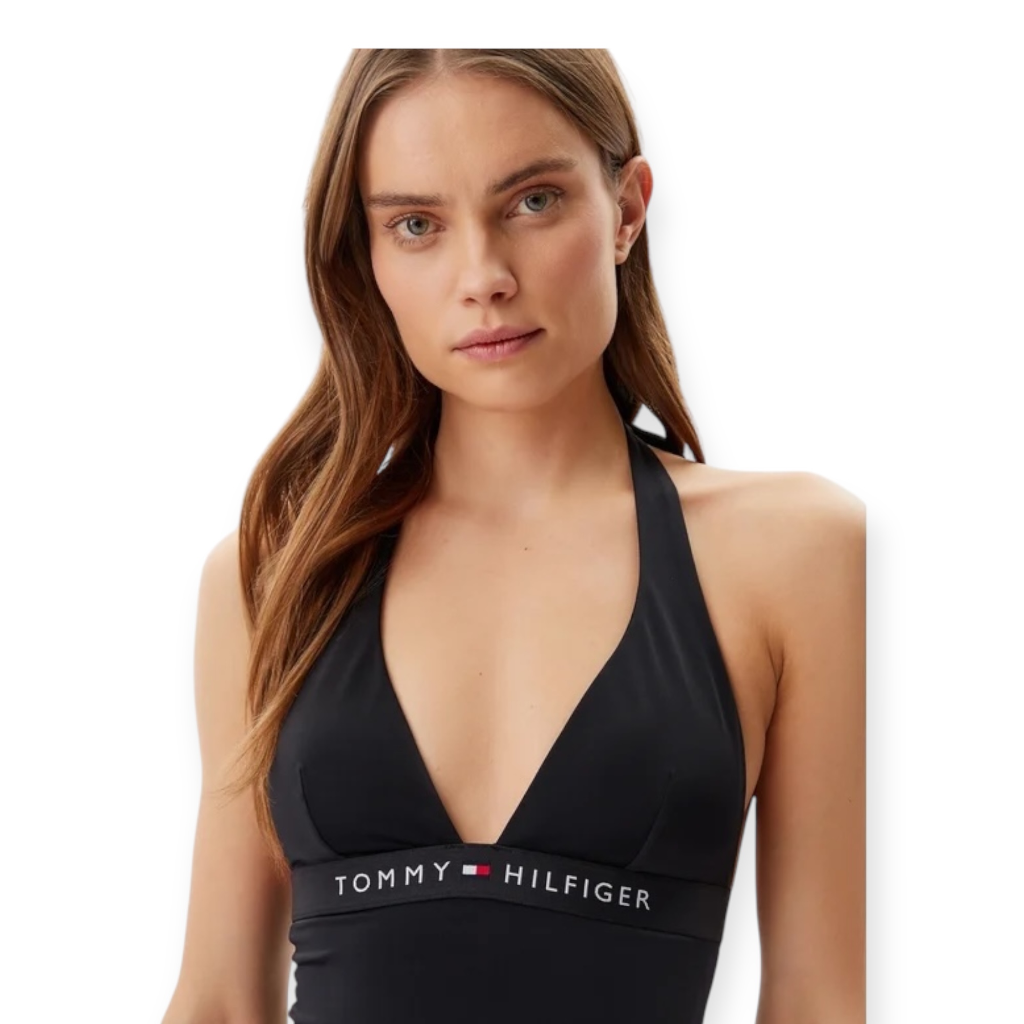 בגד ים TOMMY HILFIGER HALTER ONE PIECE