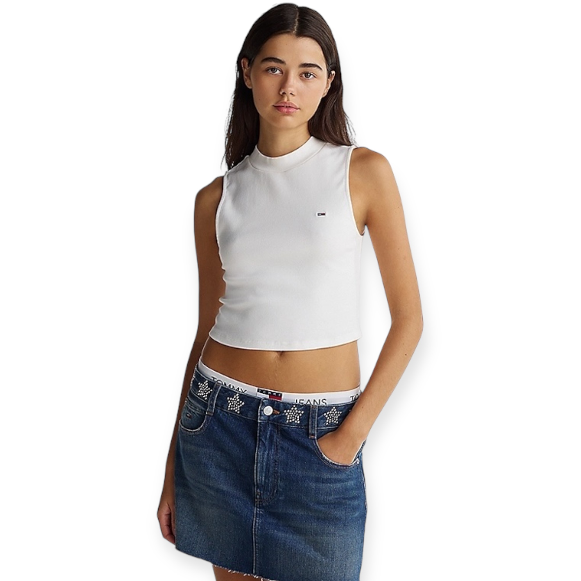 חולצה TOMMY HILFIGER SLIM MOCK NECK