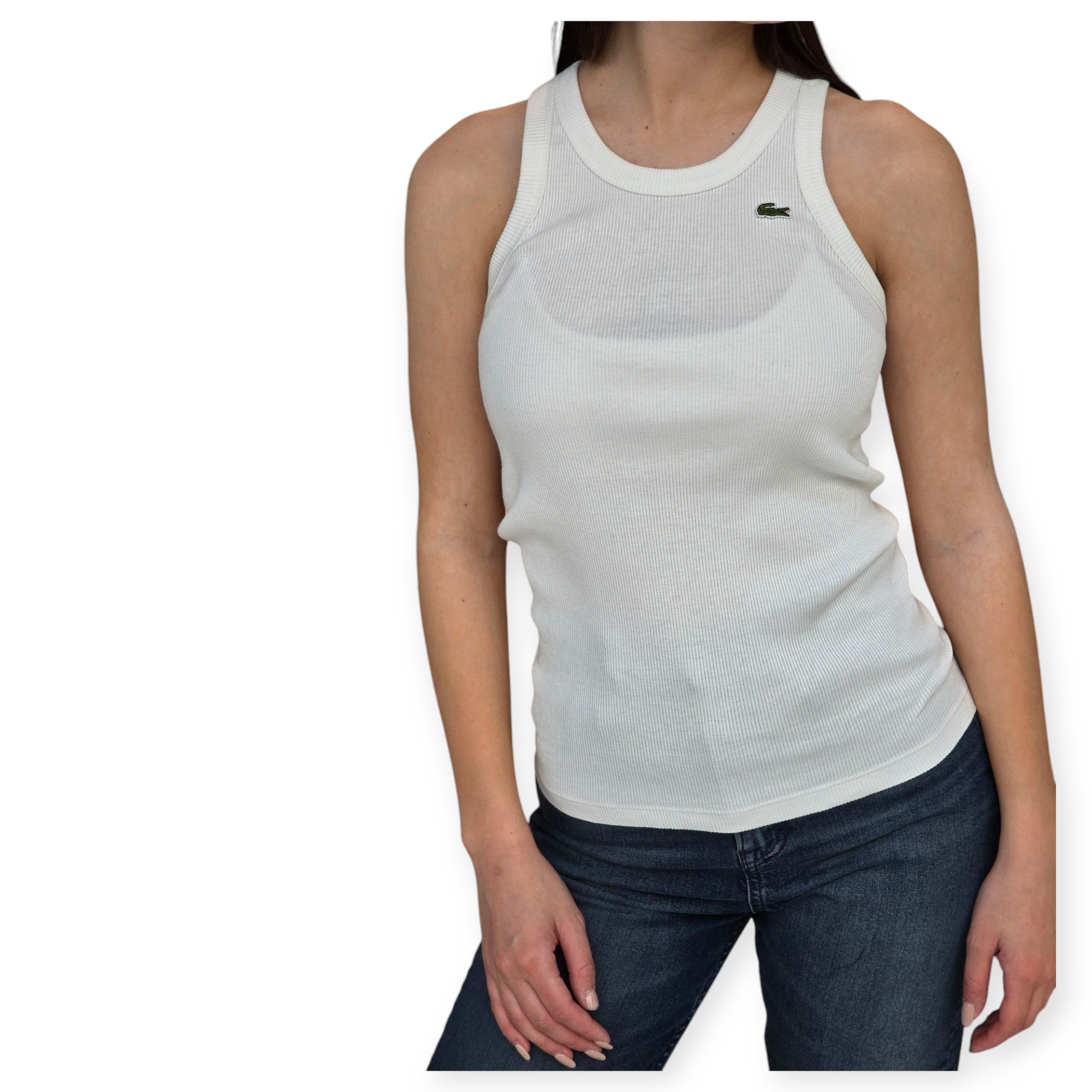 חולצה LACOSTE RIB NECK