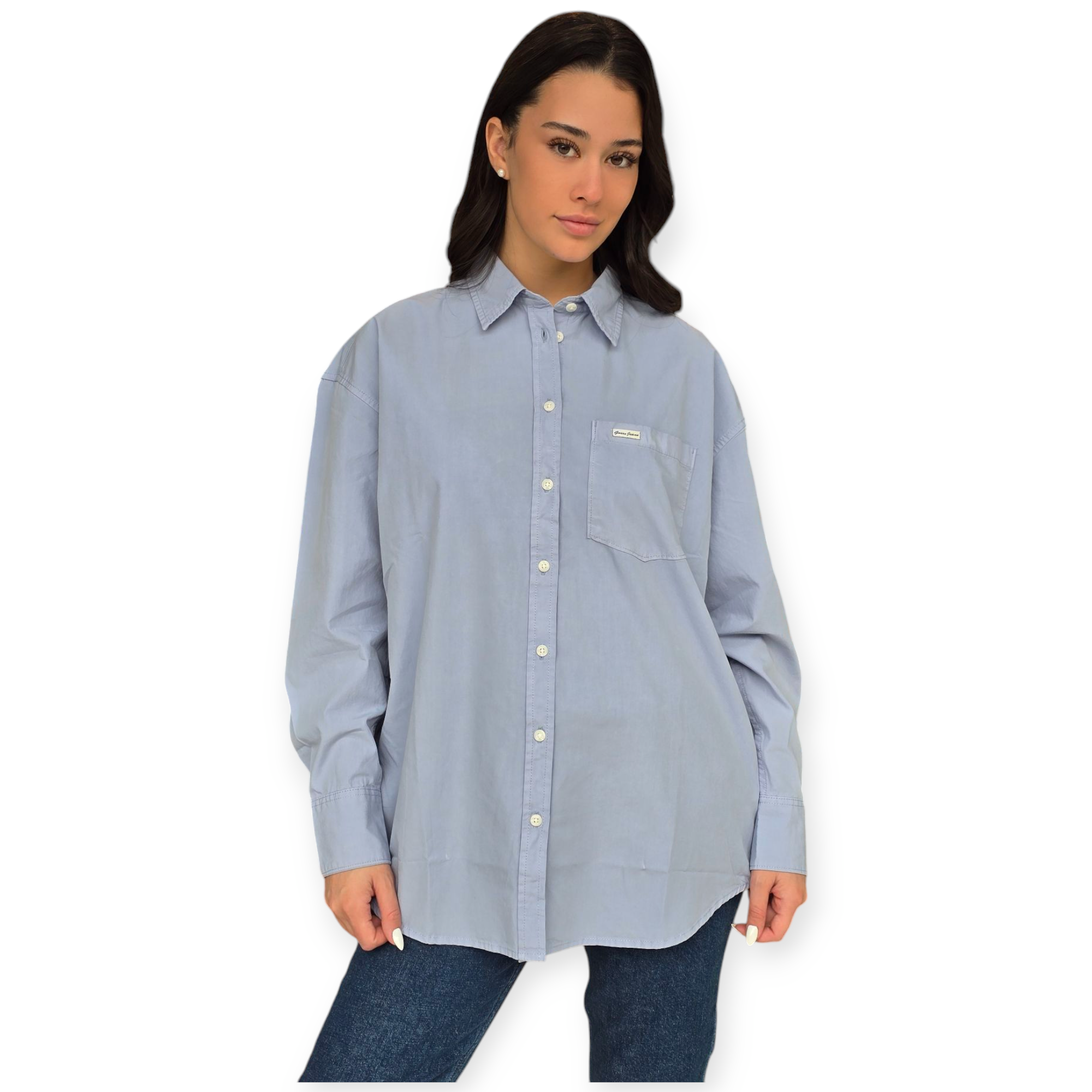 חולצה GUESS LS POCKET SHIRT חולצה GUESS LS POCKET SHIRT