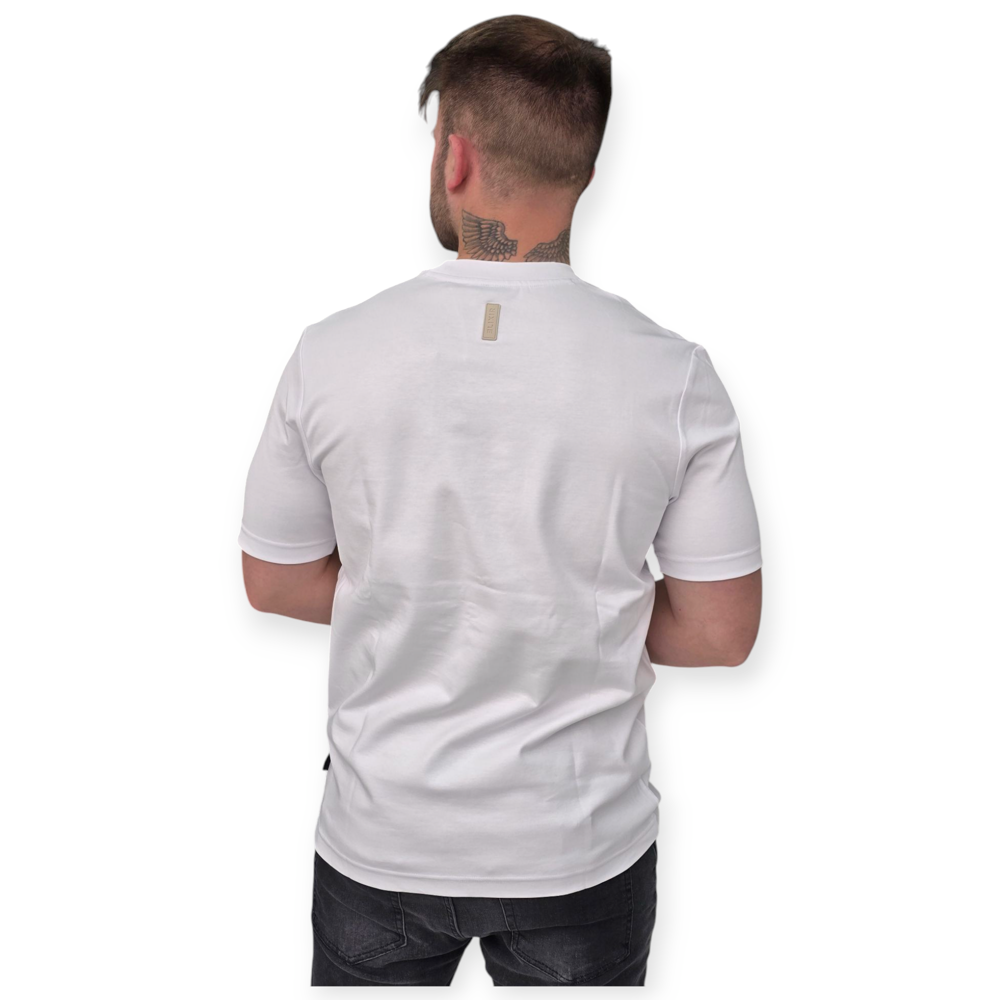 חולצה חצי לוגו רקום ELIXIR