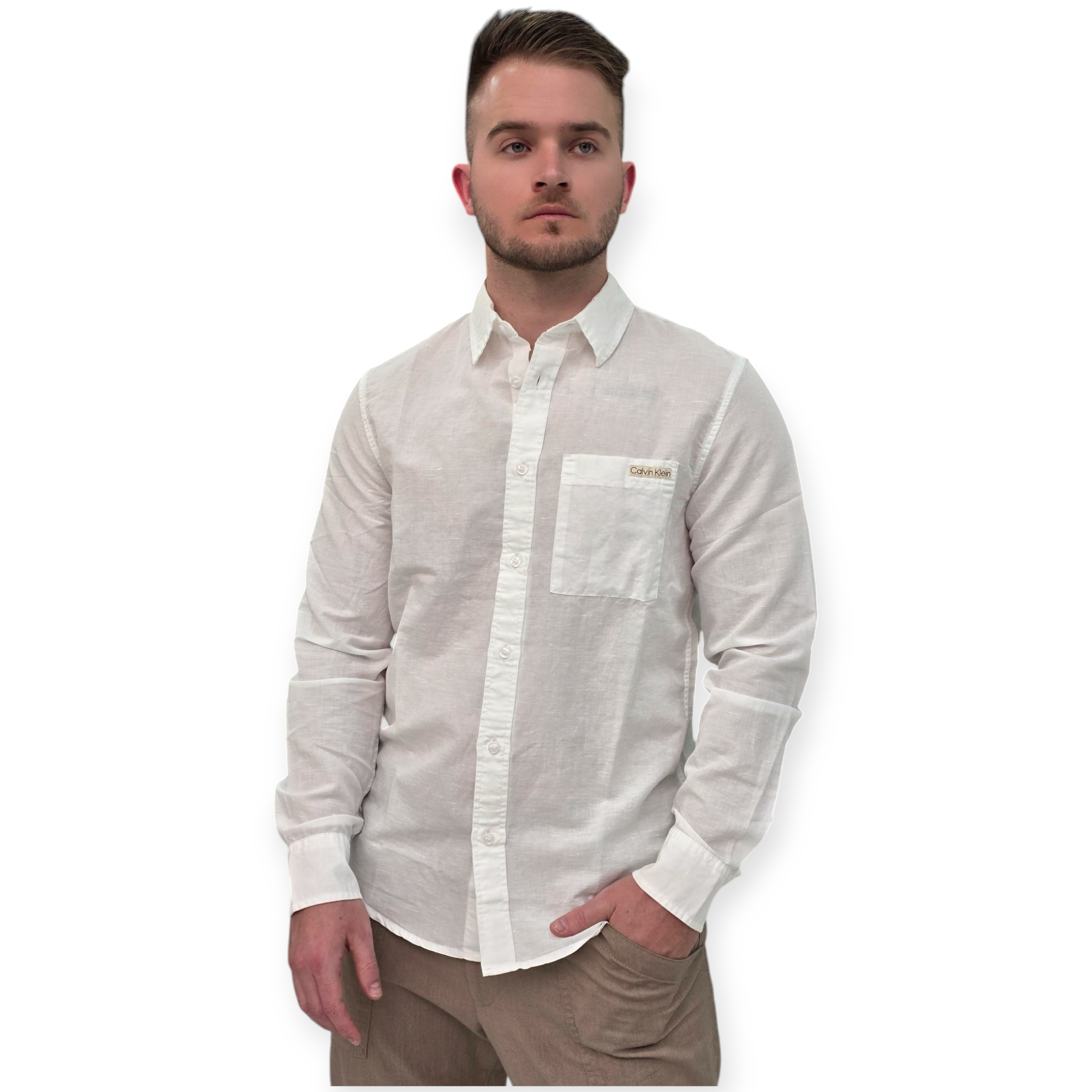 חולצה CALVIN KLEIN COTTON SHIRT