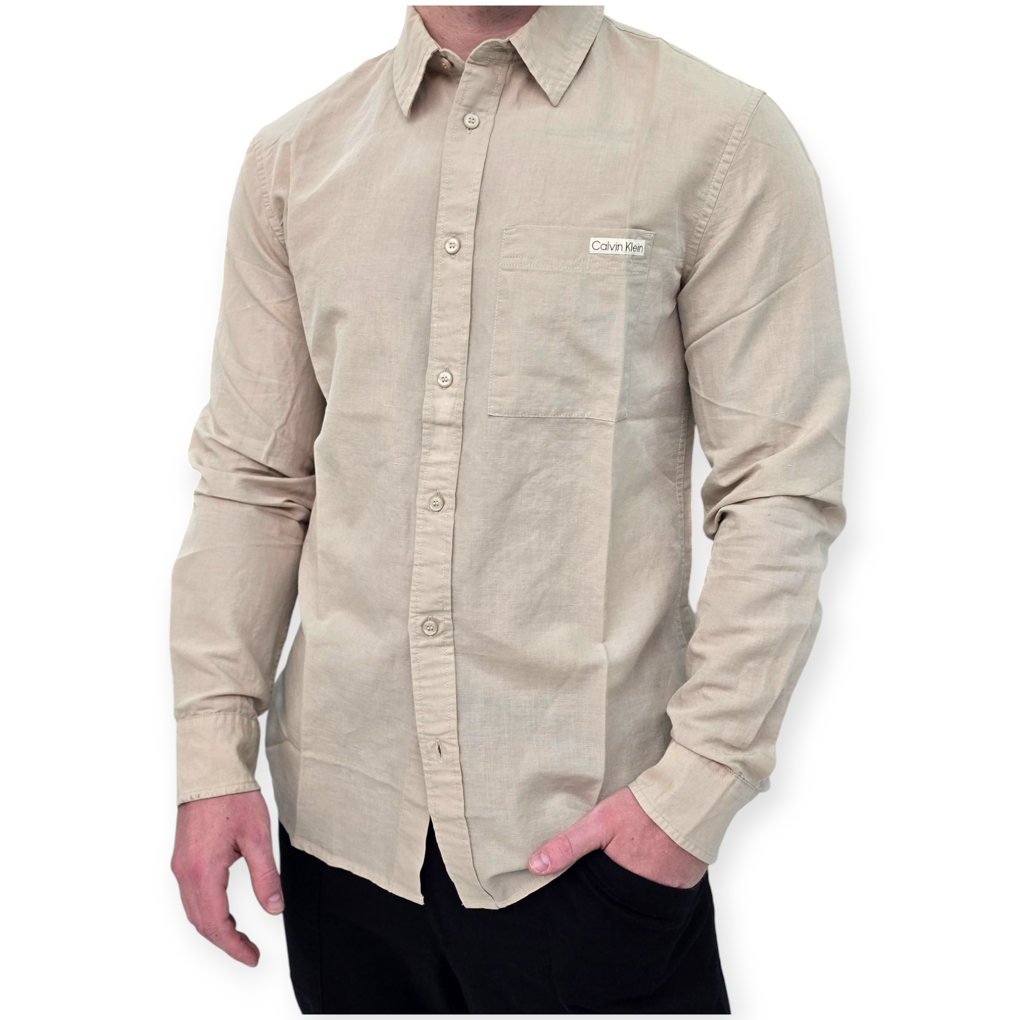חולצה CALVIN KLEIN COTTON SHIRT
