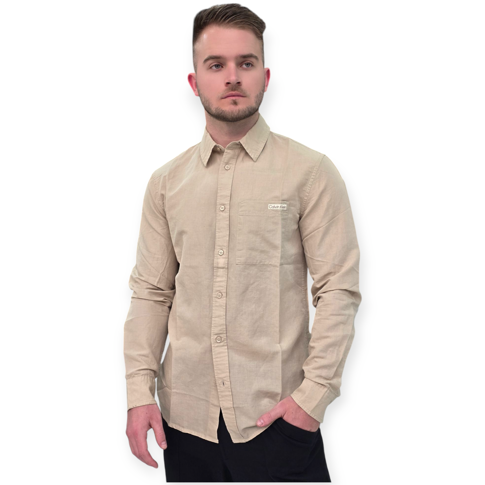 חולצה CALVIN KLEIN COTTON SHIRT