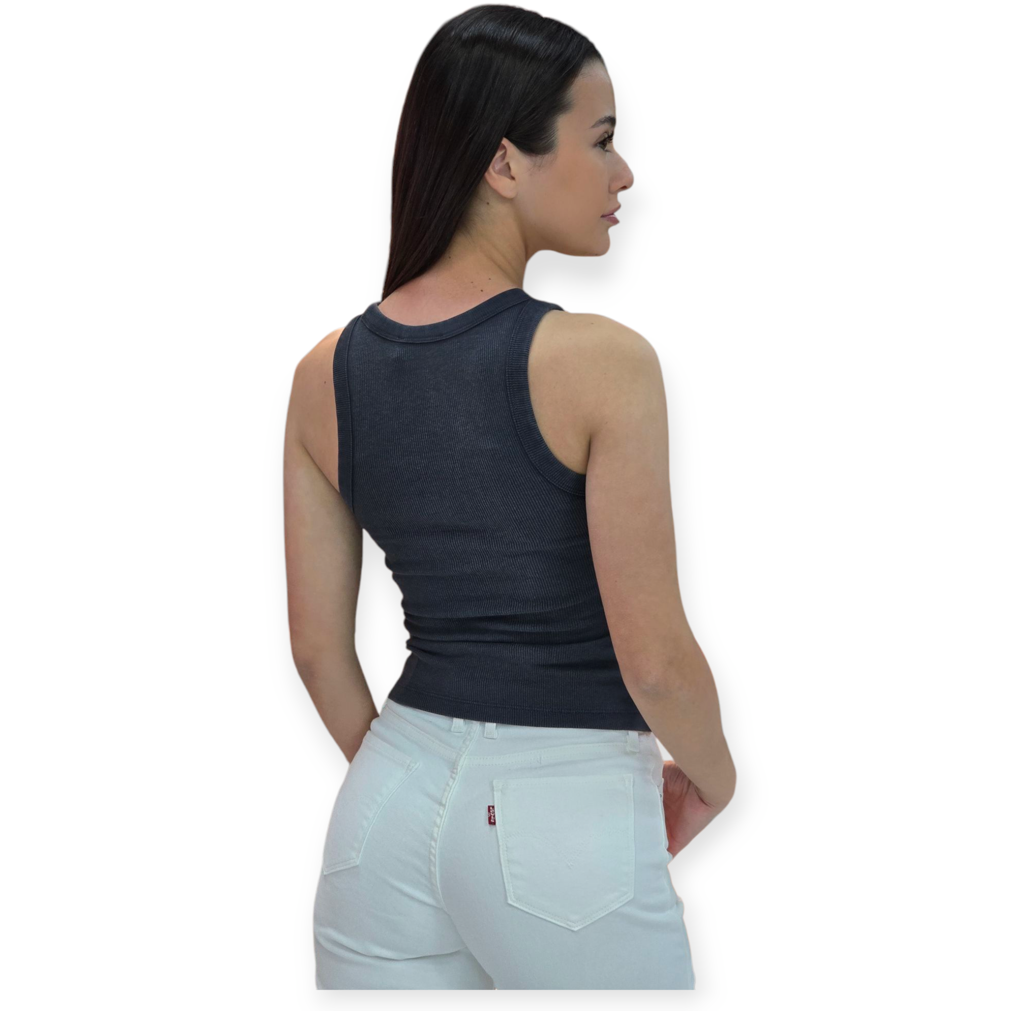 חולצה CALVIN KLEIN RIB TANK חולצה CALVIN KLEIN RIB TANK