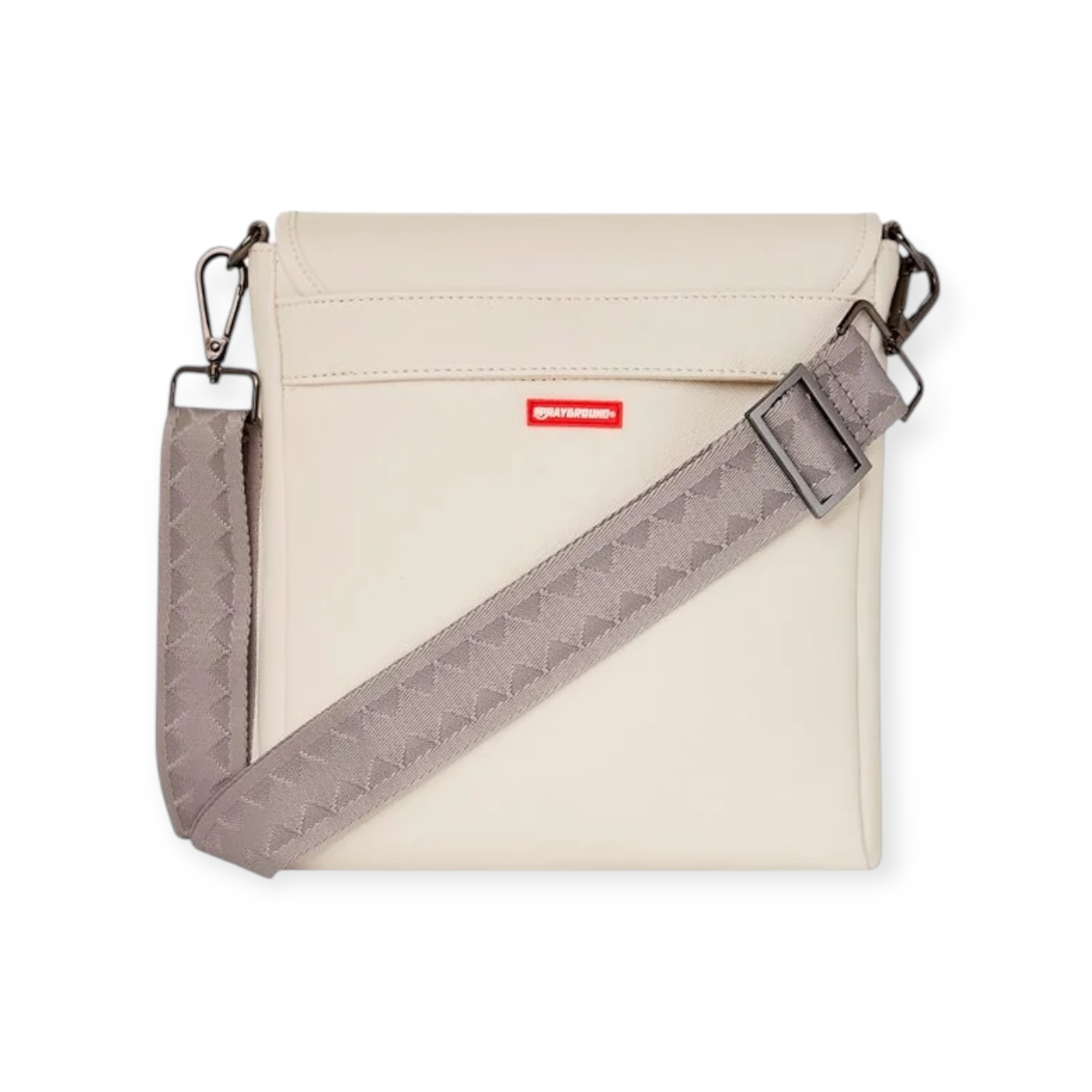 תיק SPRAYGROUND CREAM CHECK SHARK CENTRAL MESSENGER SLING