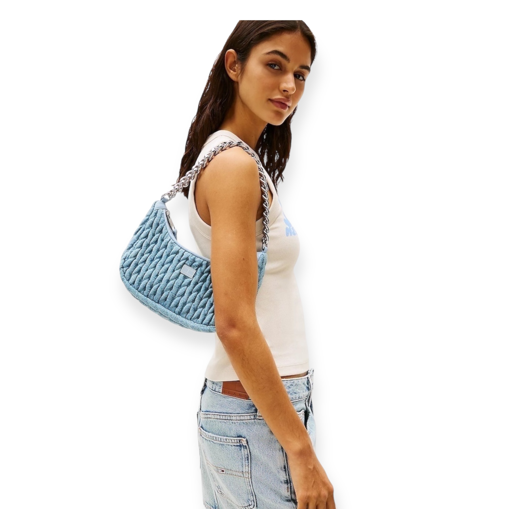 תיק TOMMY HILFIGER ICONIC SHOULDER DENIM - ZICO Fashion