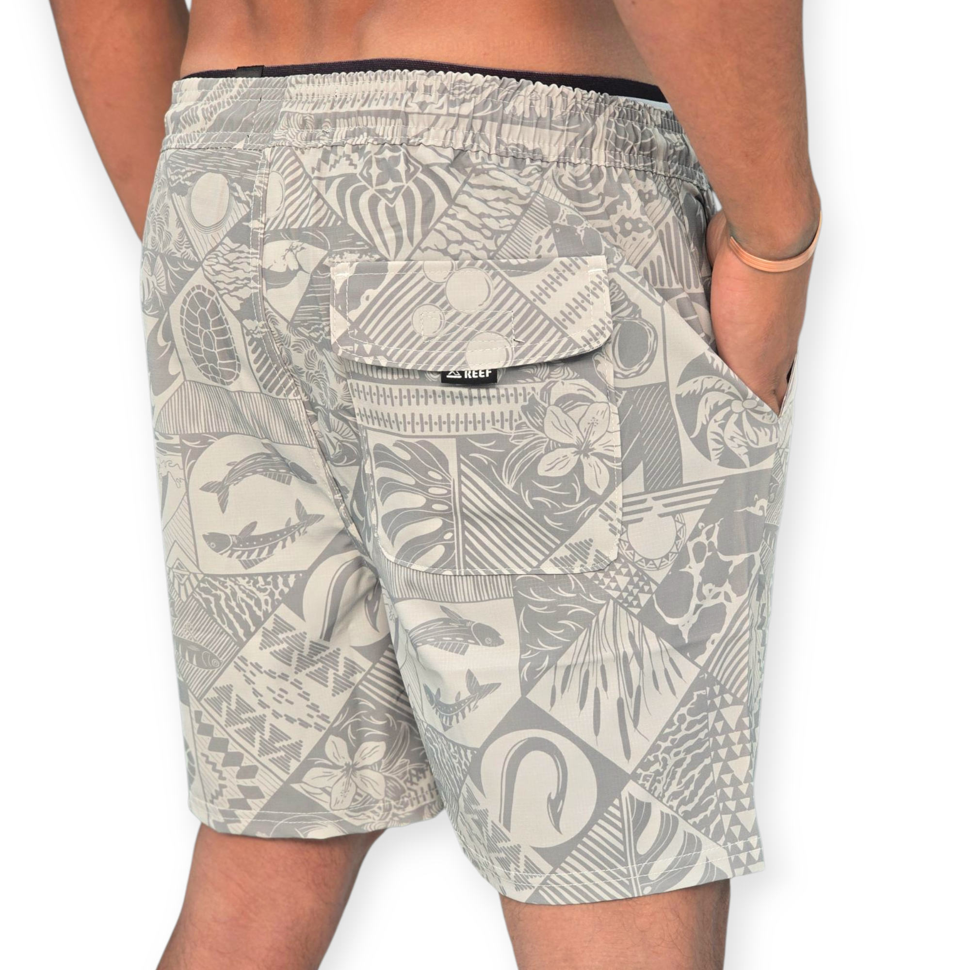 מכנס REEF WAIST SWIM SHORT