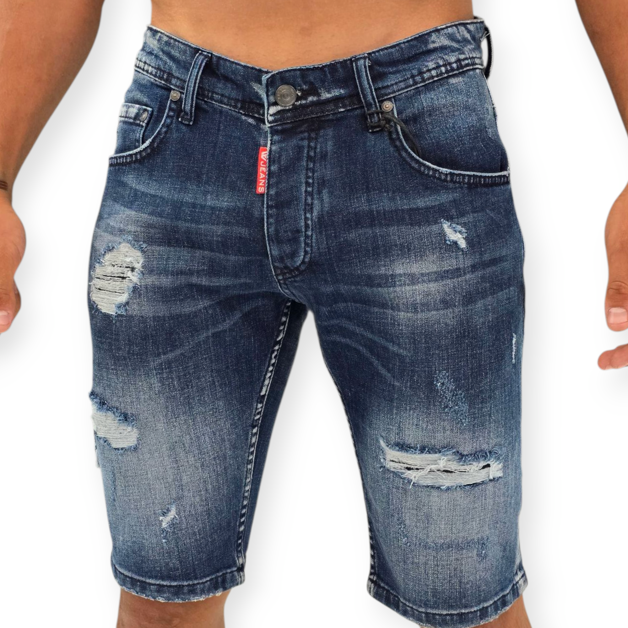 מכנס ברמודה גינס W JEANS מכנס ברמודה גינס W JEANS