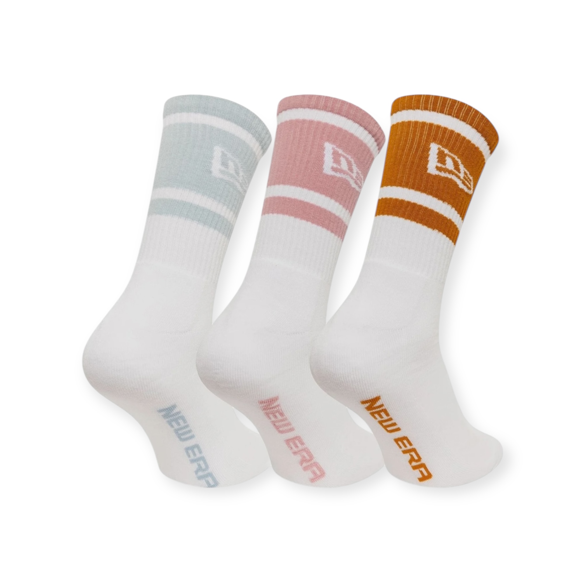 גרביים NEW ERA STRIPE CREW 3PK גרביים NEW ERA STRIPE CREW 3PK