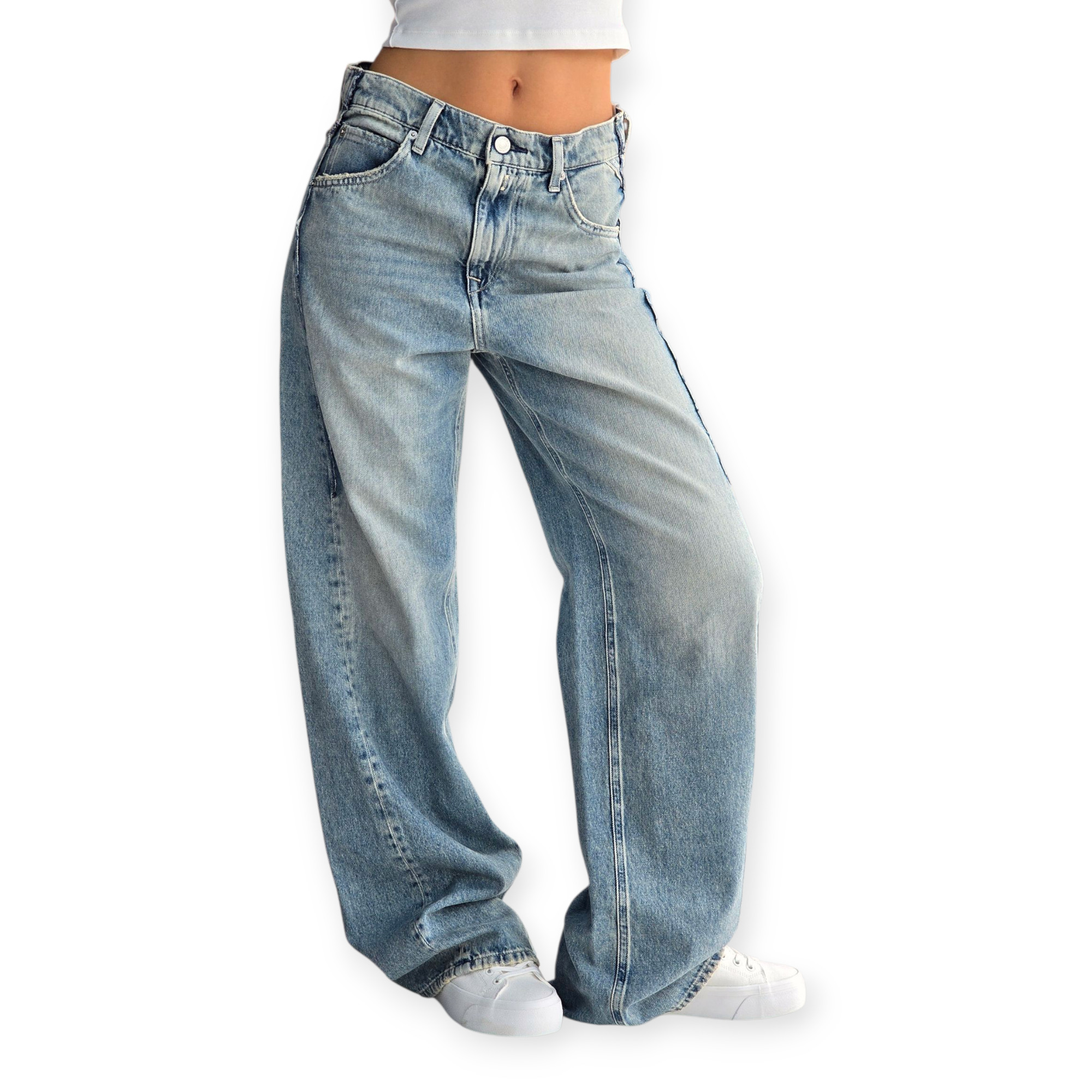 גינס REPLAY PANTALONI NARJA BAGGY גינס REPLAY PANTALONI NARJA BAGGY