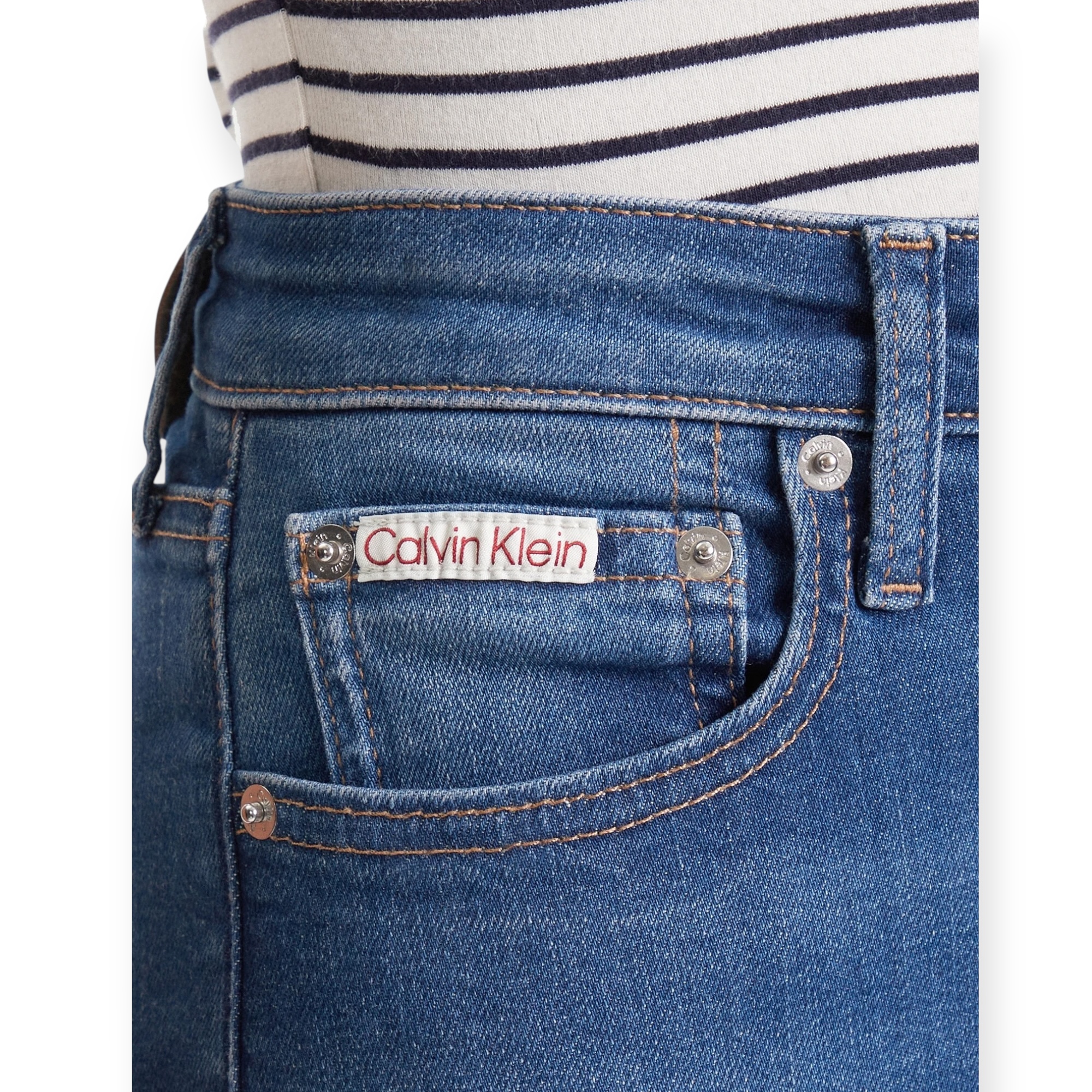 גינס CALVIN KLEIN HIGH RISE SKINNY JEANS גינס CALVIN KLEIN HIGH RISE SKINNY JEANS