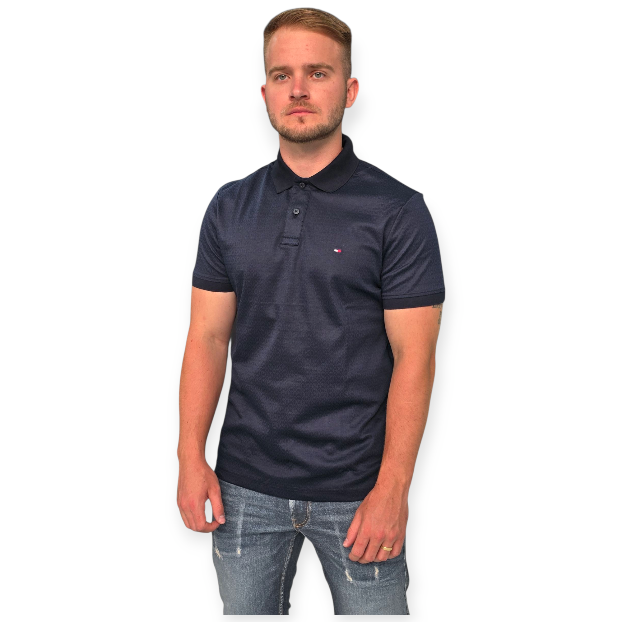 חולצה TOMMY HILFIGER FLAG POLO