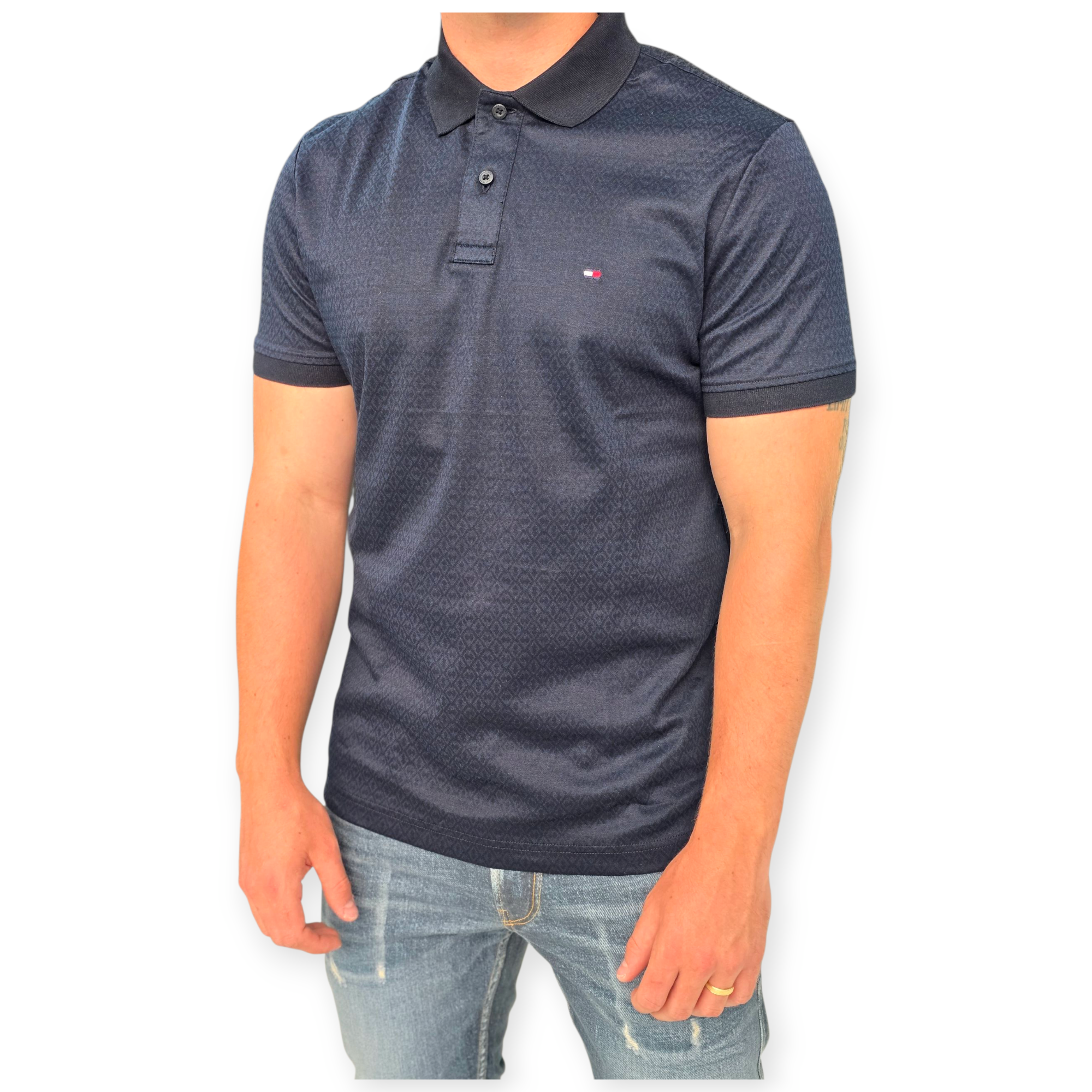 חולצה TOMMY HILFIGER FLAG POLO