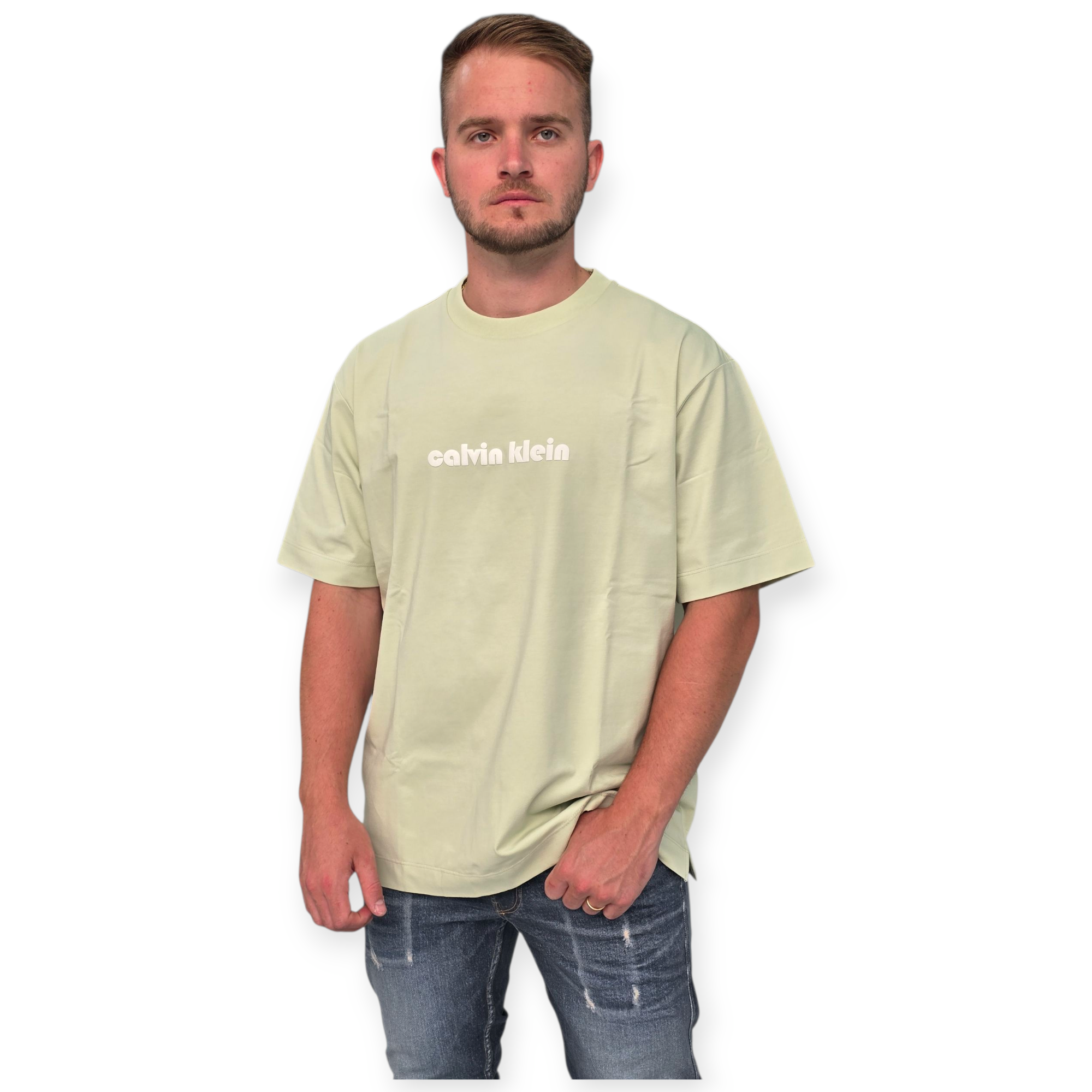 חולצה CALVIN KLEIN JERSEY RLXD TEE