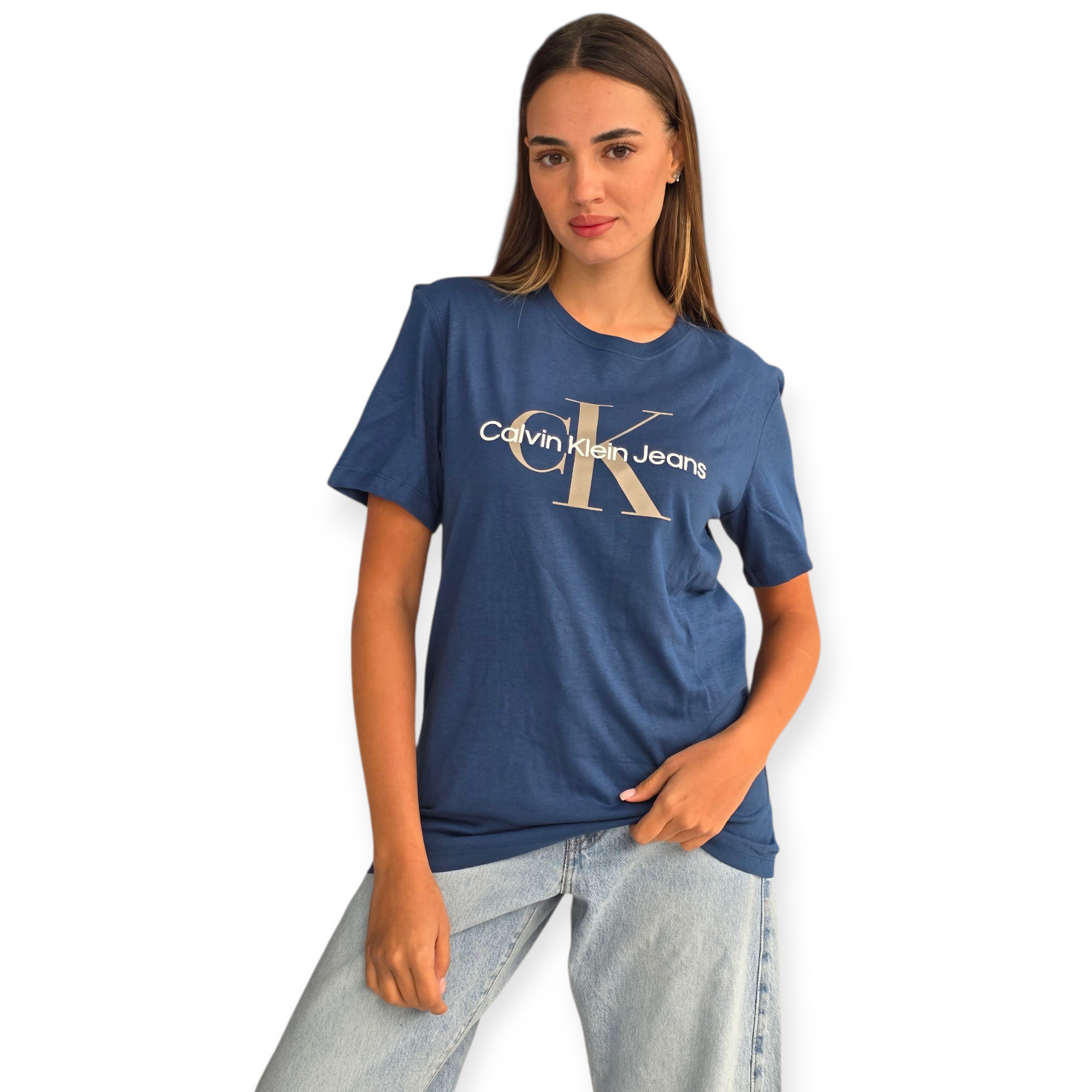 חולצה CALVIN KLEIN MONOGRAM TEE חולצה CALVIN KLEIN MONOGRAM TEE