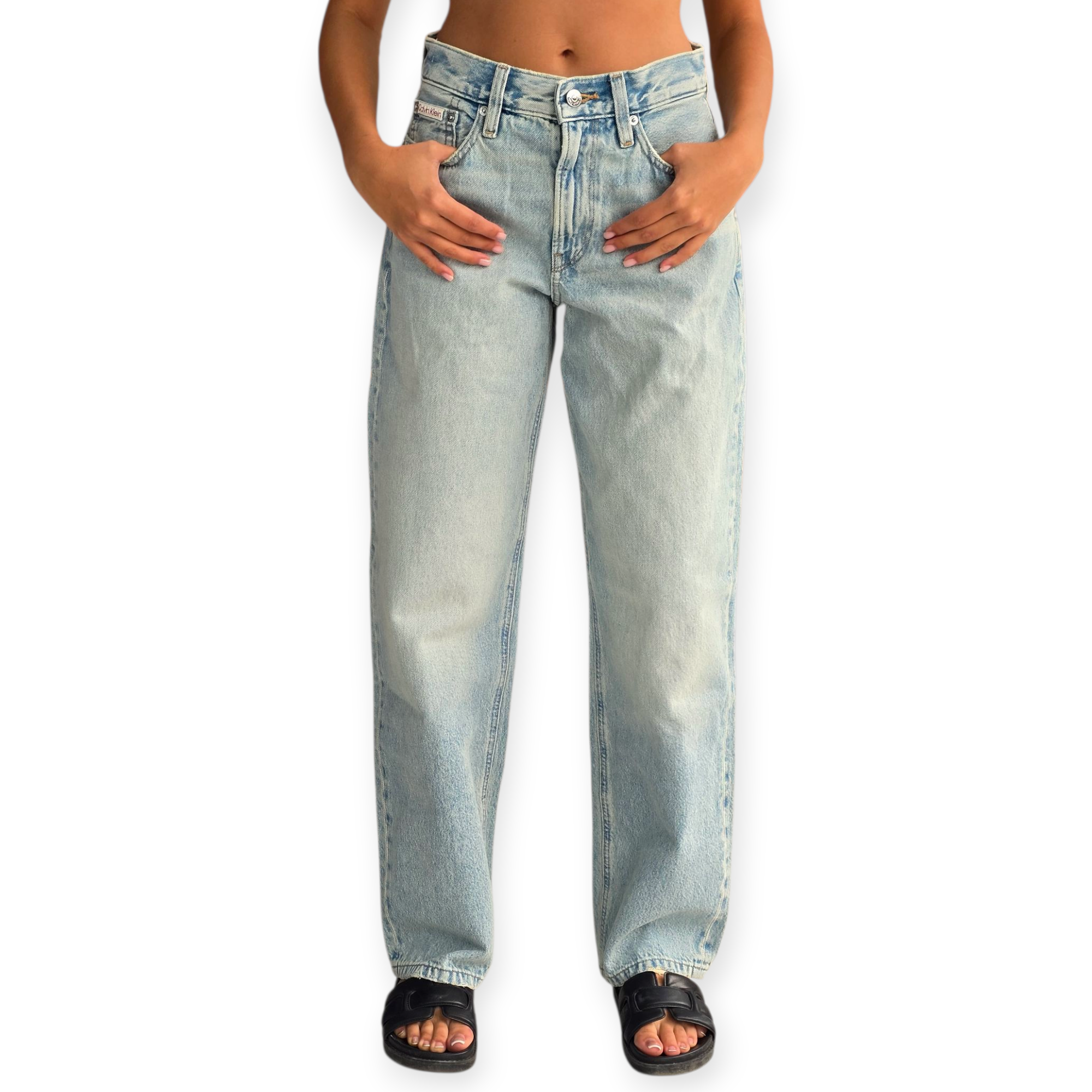 גינס CALVIN KLEIN 90S LOOSE INDIGO JEANS