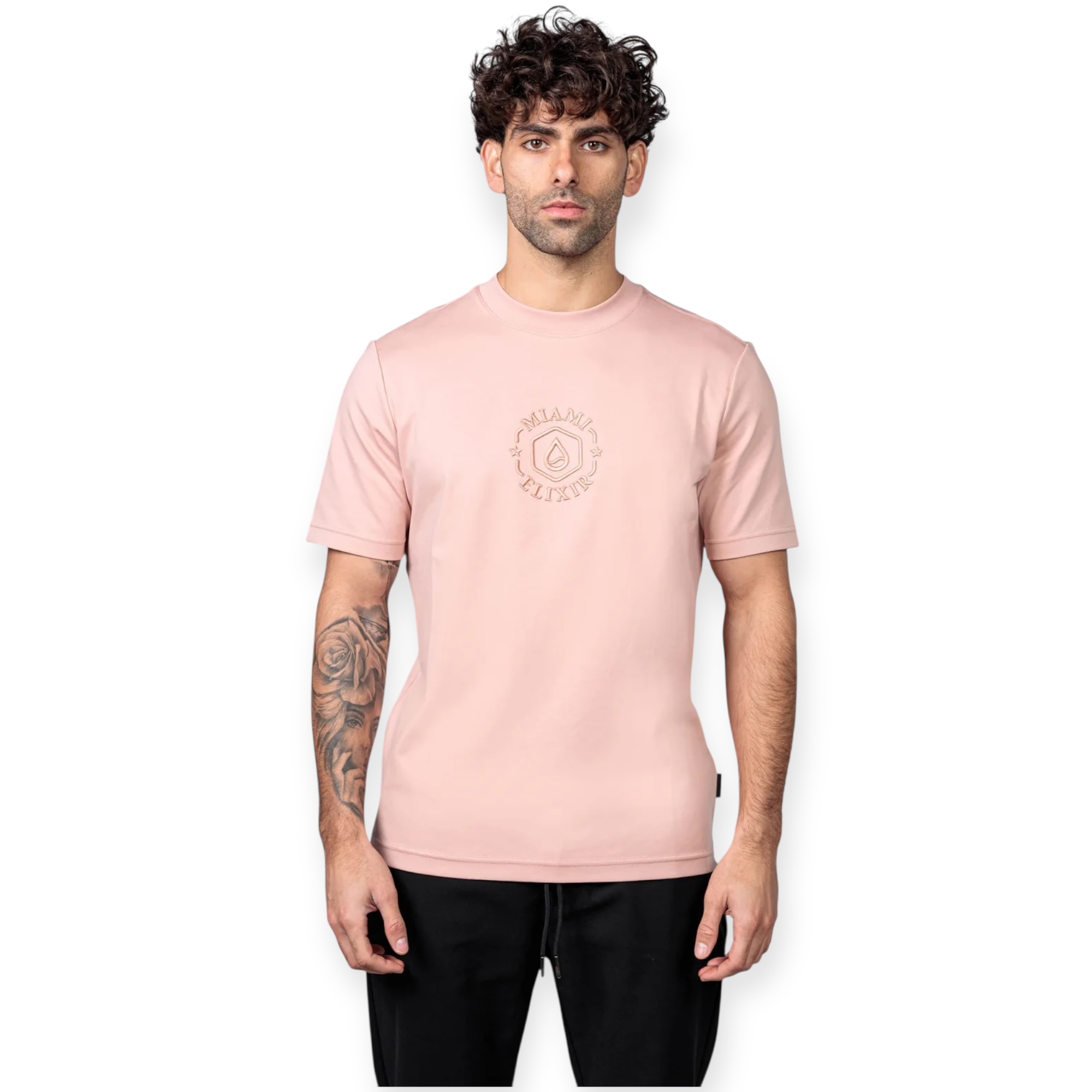 חולצה  לוגו רקמה בגב ELIXIR TEE