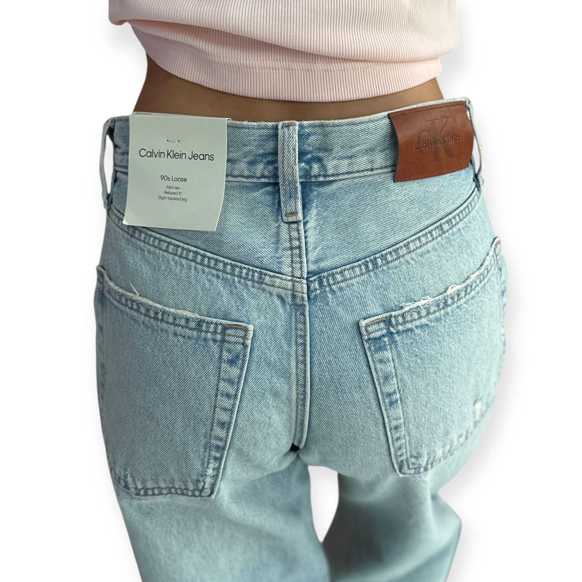 גינס CALVIN KLEIN 90S LOOSE INDIGO JEANS