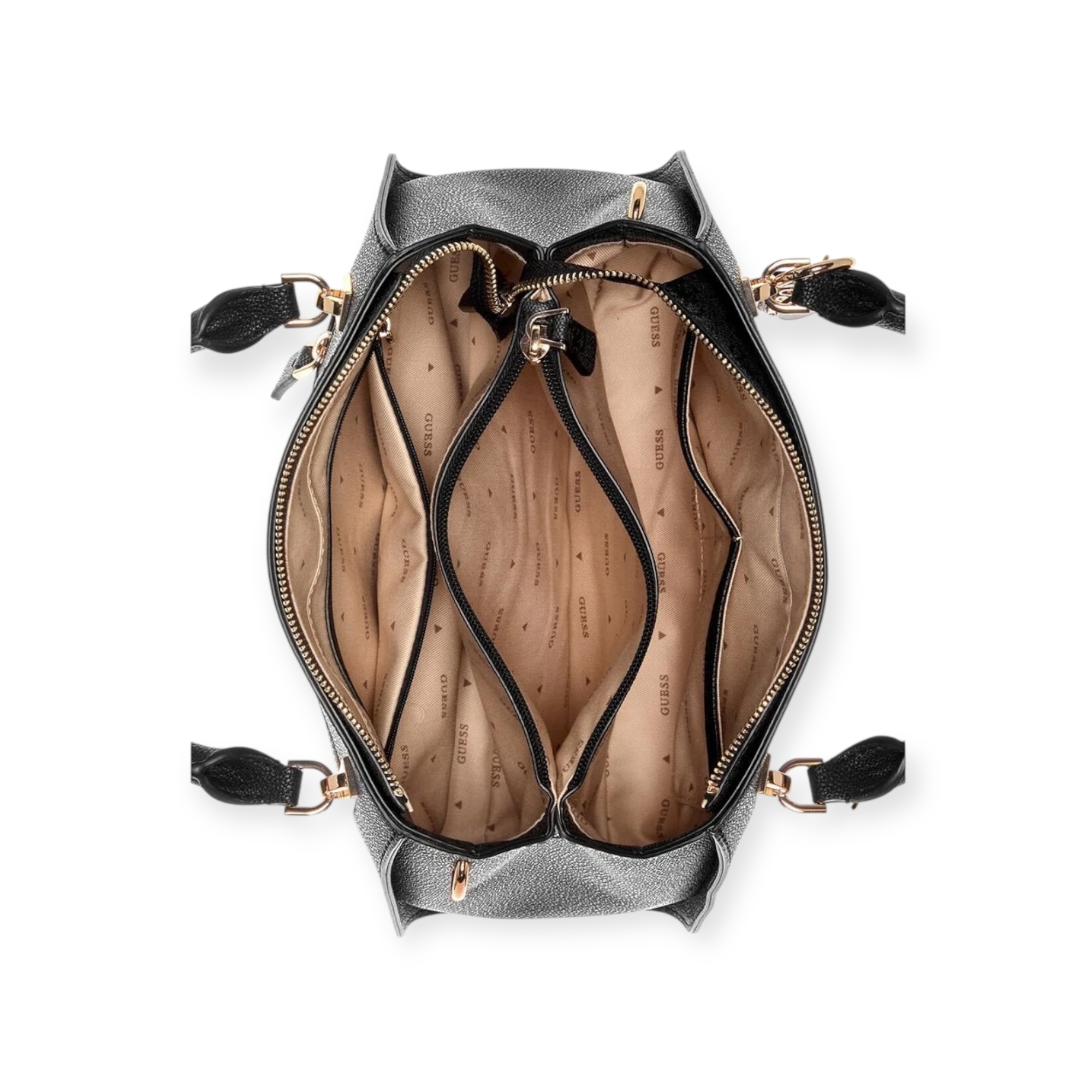 תיק GUESS NOELLE 2 LUXURY SATCHEL תיק GUESS NOELLE 2 LUXURY SATCHEL