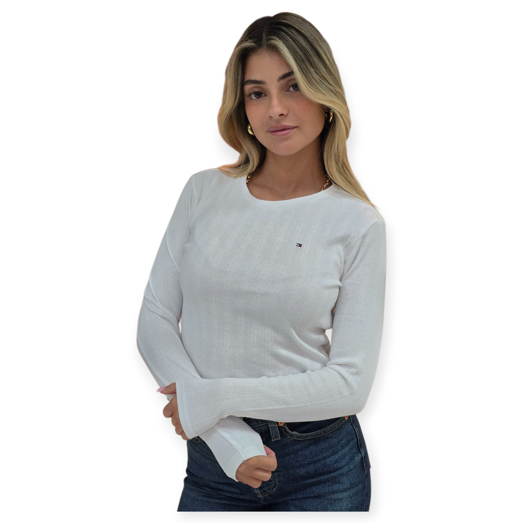 חולצה TOMMY HILFIGER RIB