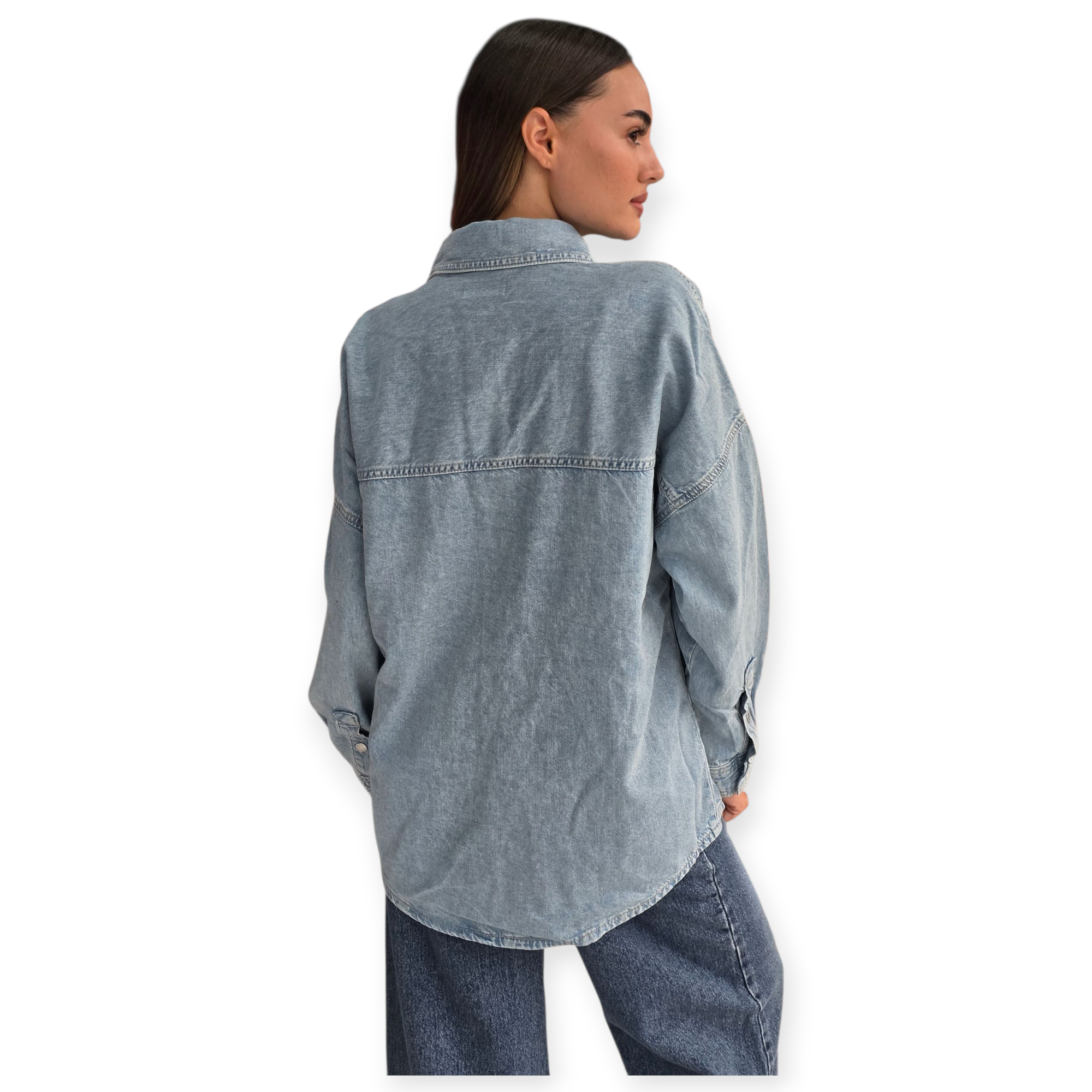 חולצה CALVIN KLEIN LNN DNM SHIRT