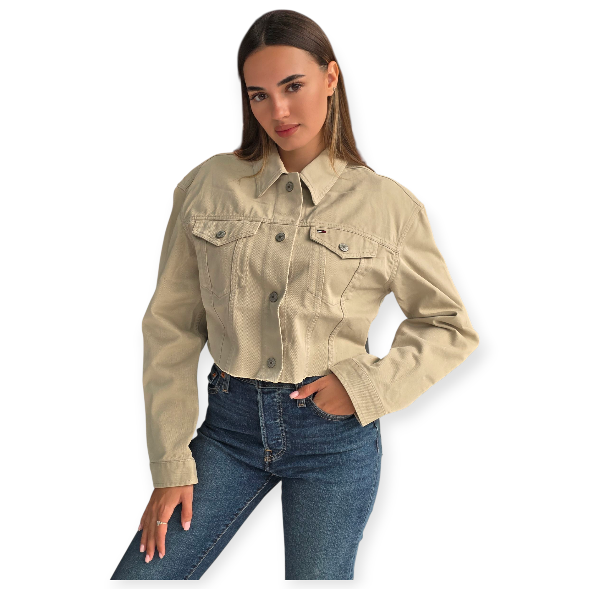 מעיל TOMMY HILFIGER FLAG TRUCKER JACKET