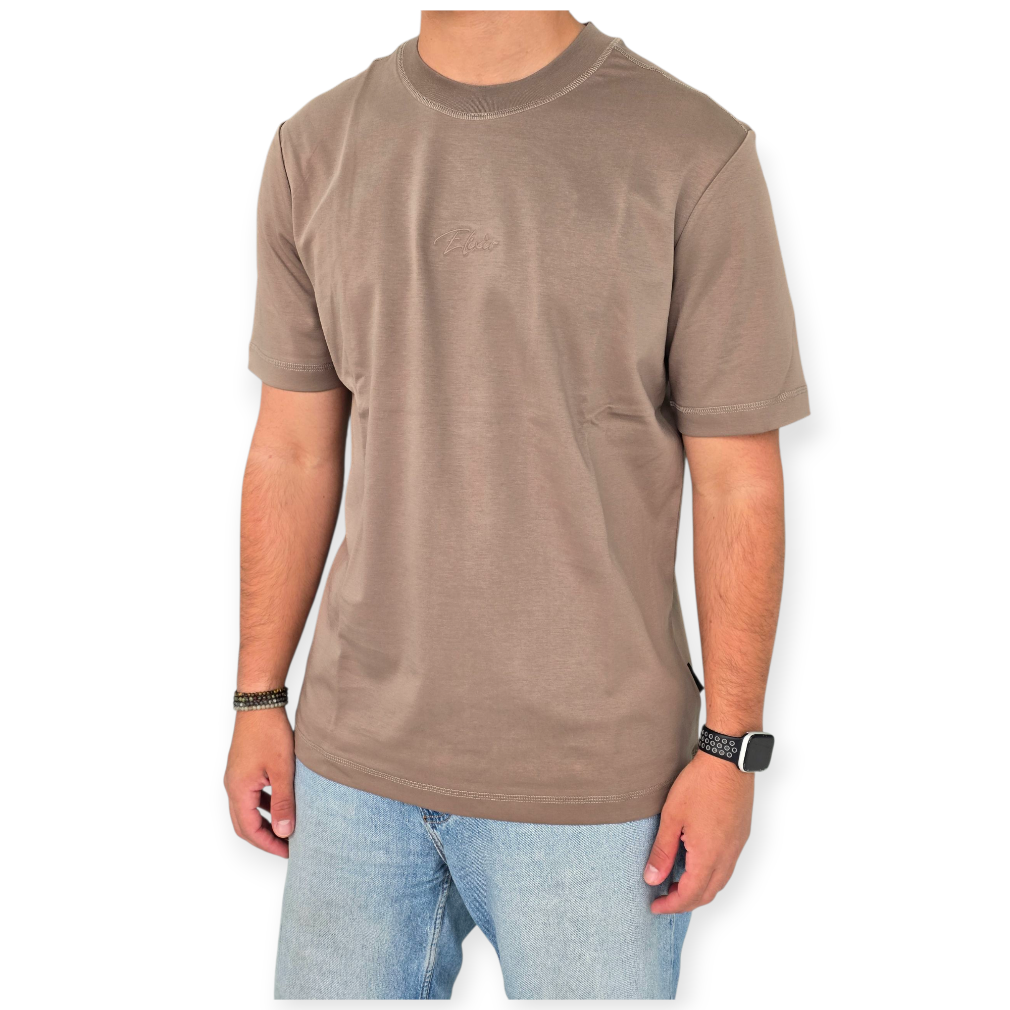 חולצה  לוגו רקמה בגב ELIXIR TEE