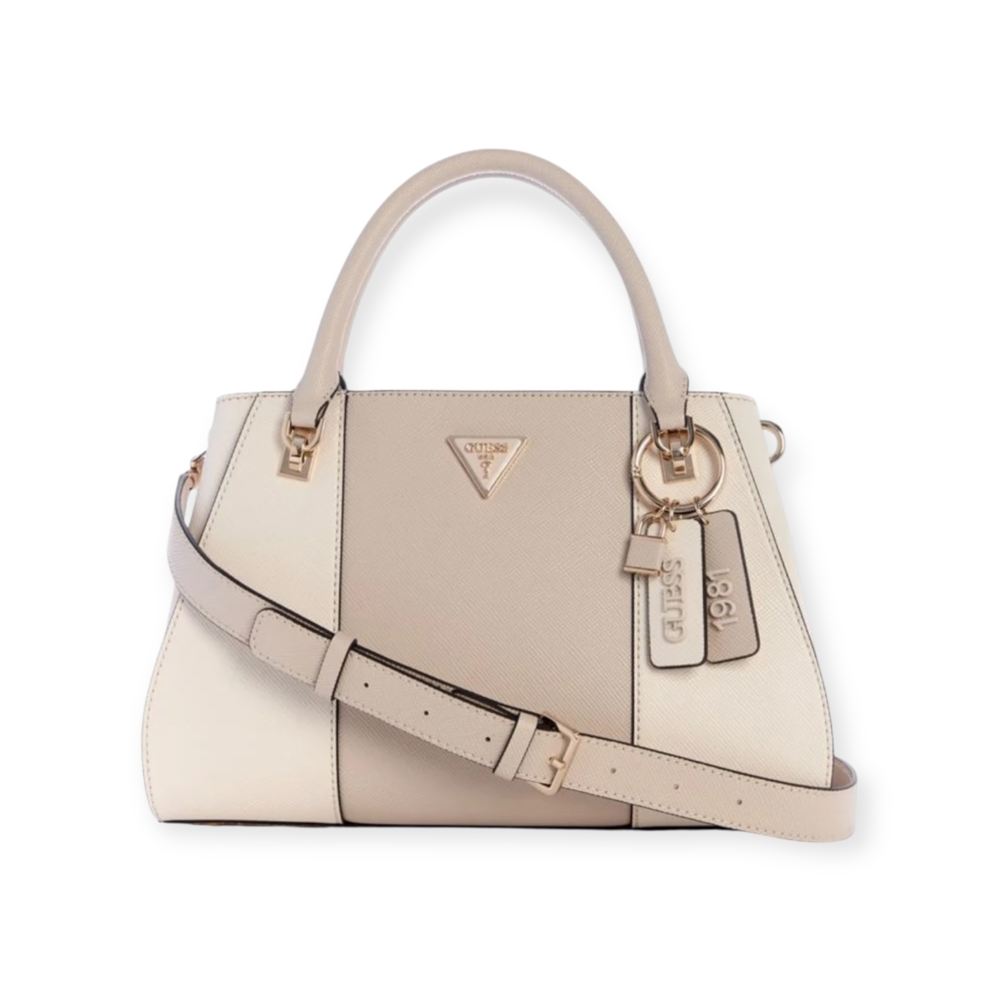 תיק GUESS NOELLE 2 LUXURY SATCHEL תיק GUESS NOELLE 2 LUXURY SATCHEL