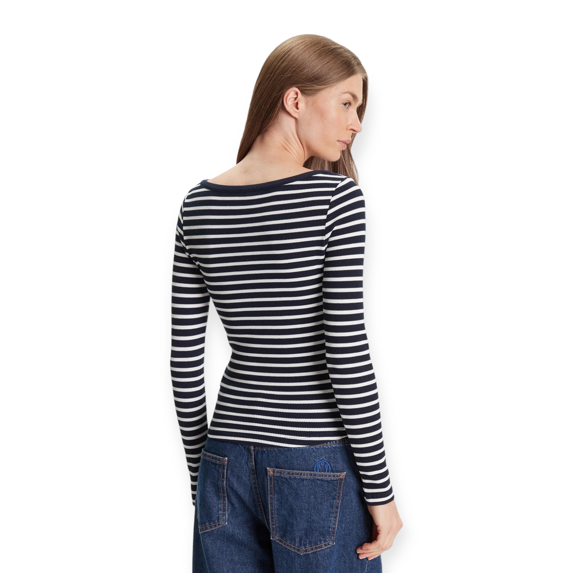 חולצה TOMMY HILFIGER HENLEY WAFFLE LS חולצה TOMMY HILFIGER HENLEY WAFFLE LS