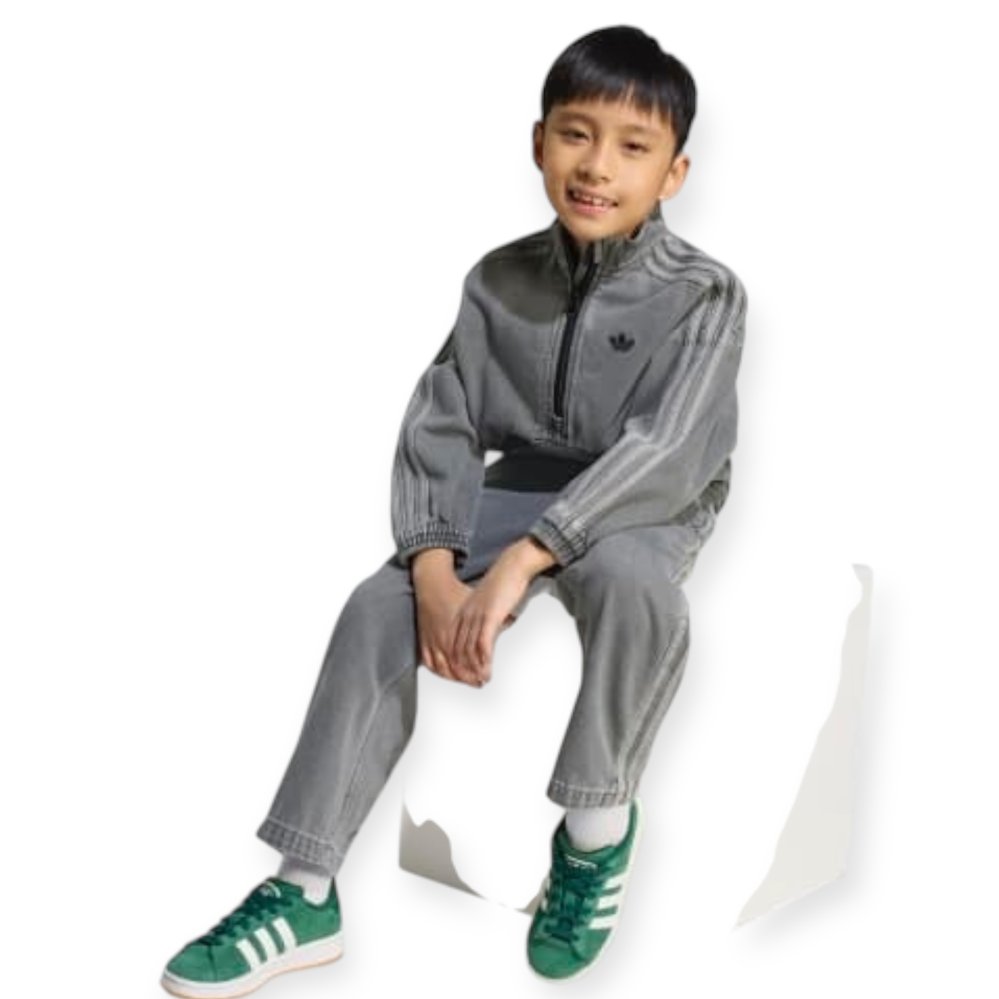 חליפה ADIDAS DENIM CREW SET 3-8YEARS
