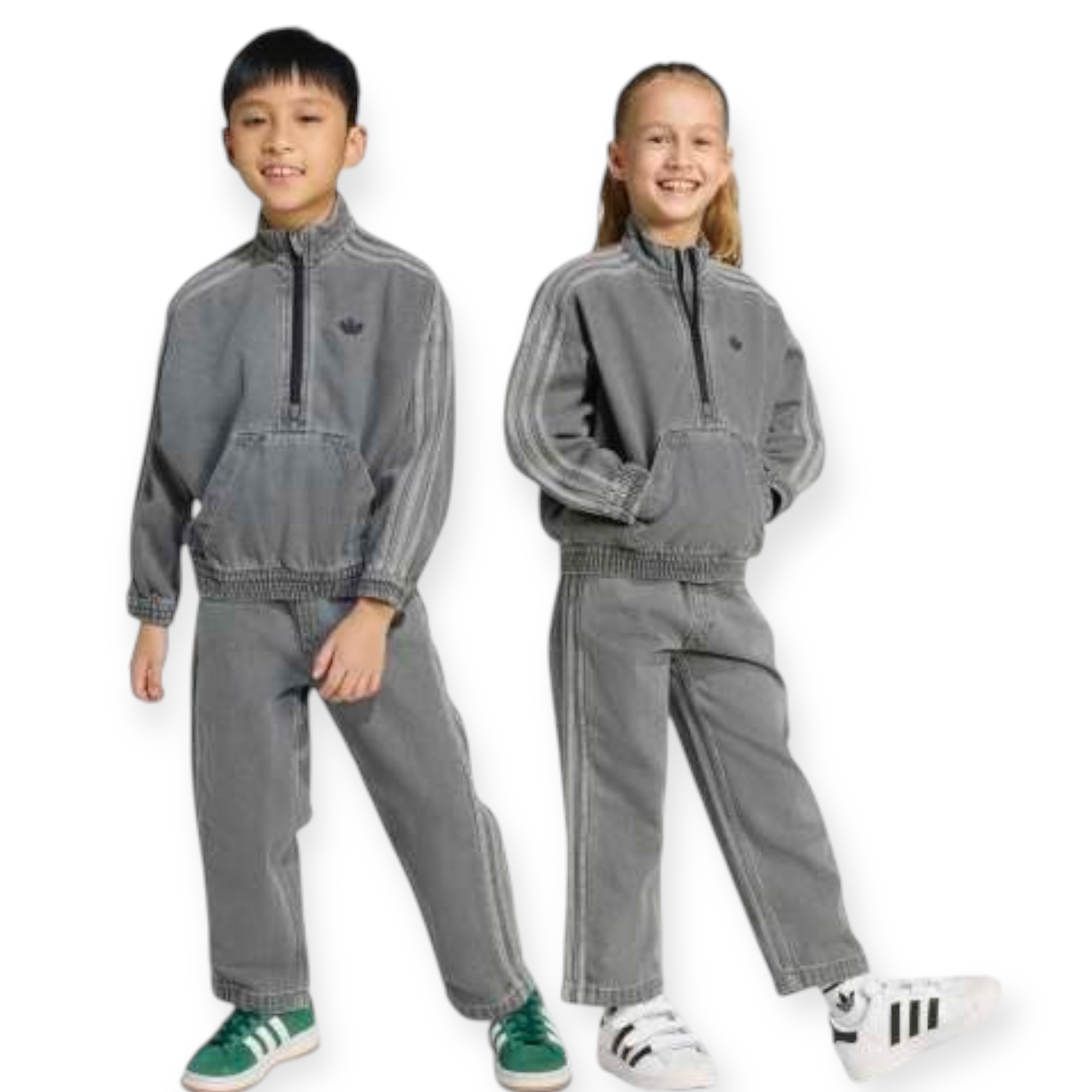 חליפה ADIDAS DENIM CREW SET 3-8YEARS