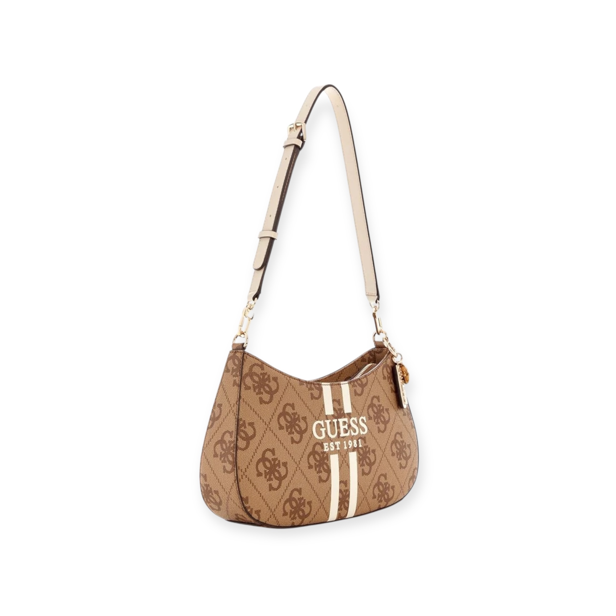 תיק GUESS NOELLE 2 TOP ZIP SHOULDER BAG תיק GUESS NOELLE 2 TOP ZIP SHOULDER BAG