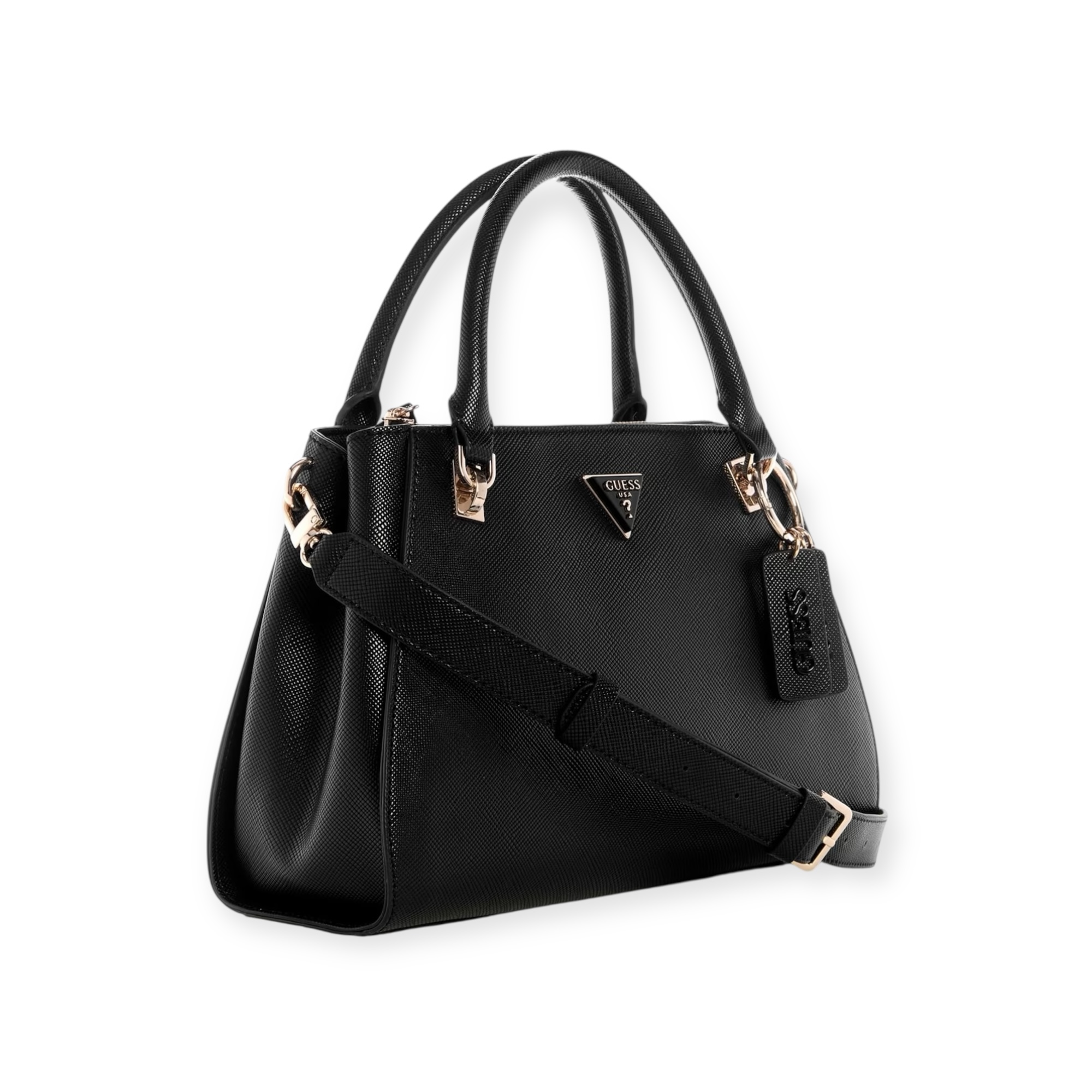 תיק GUESS NOELLE 2 LUXURY SATCHEL תיק GUESS NOELLE 2 LUXURY SATCHEL