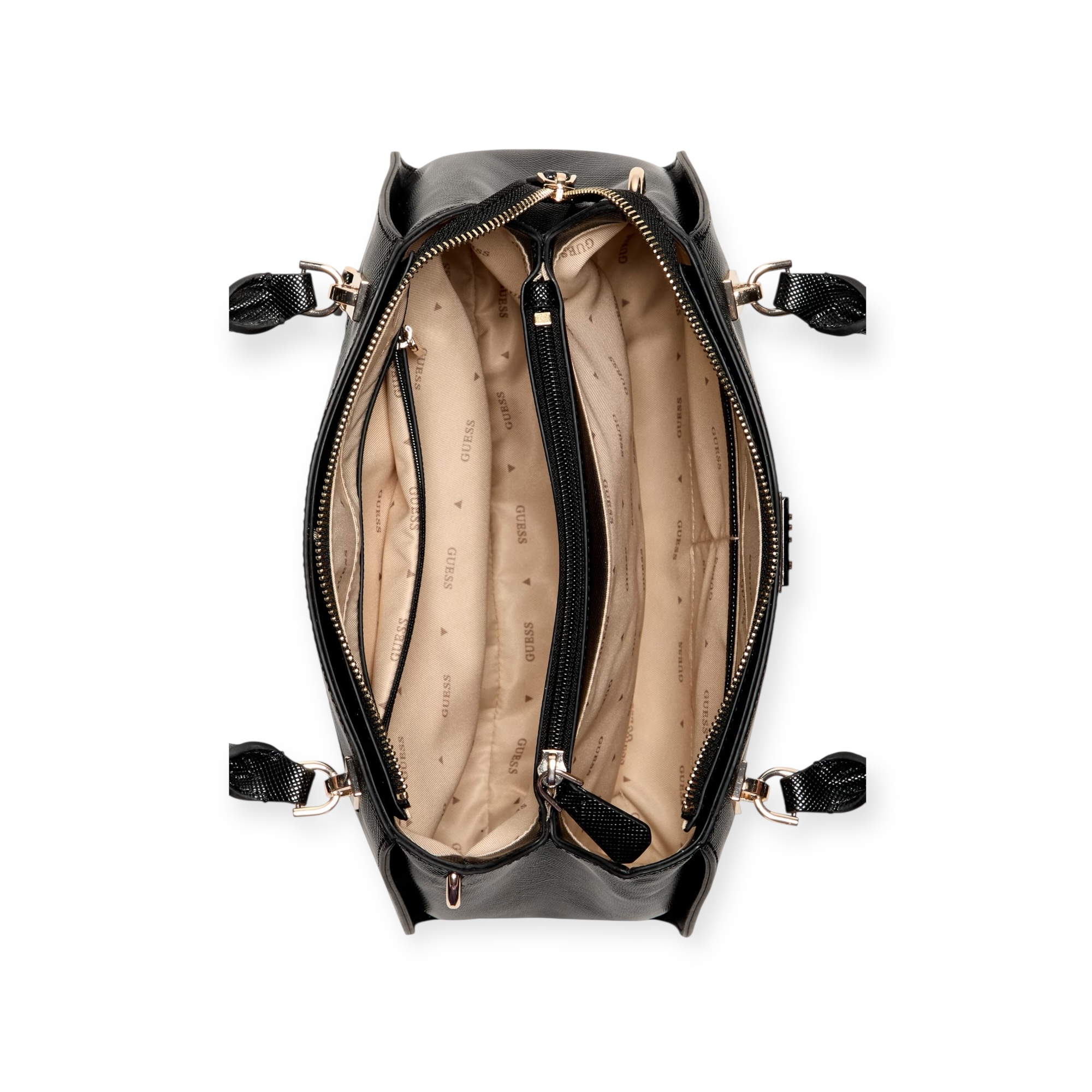 תיק GUESS NOELLE 2 LUXURY SATCHEL תיק GUESS NOELLE 2 LUXURY SATCHEL