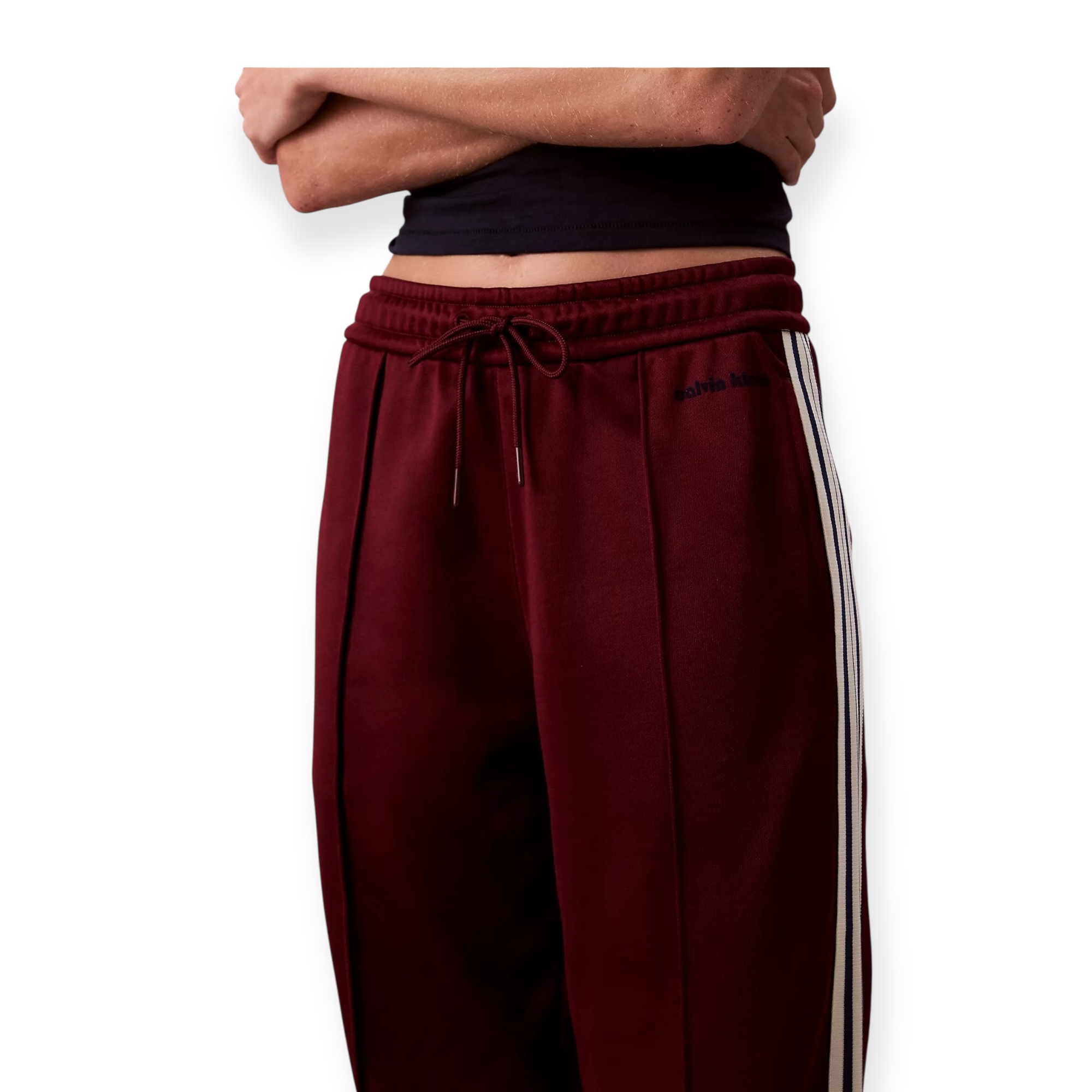 מכנס CALVIN KLEIN HGH FRENCH TERRY PANT