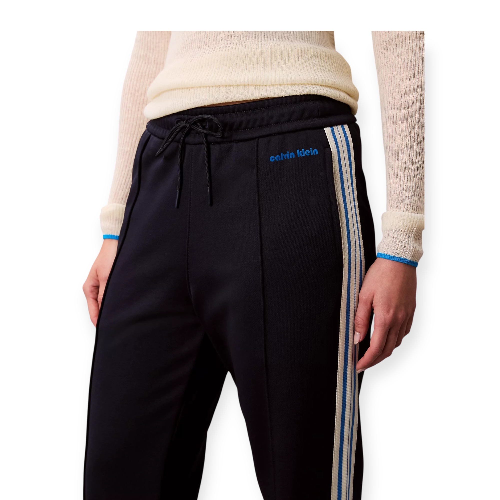 מכנס CALVIN KLEIN HGH FRENCH TERRY PANT