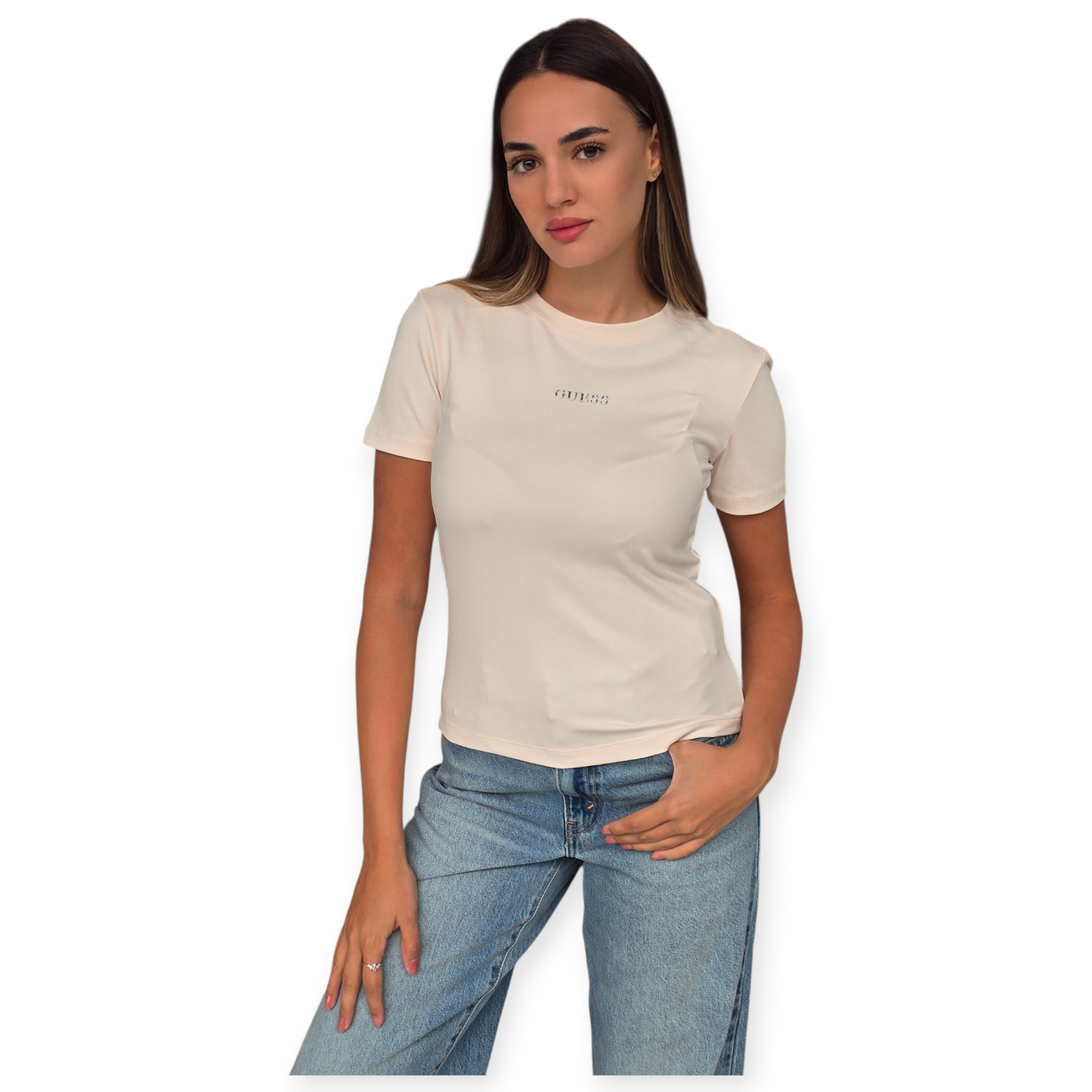 חולצה GUESS MARGOT SS SLIM TOP חולצה GUESS MARGOT SS SLIM TOP