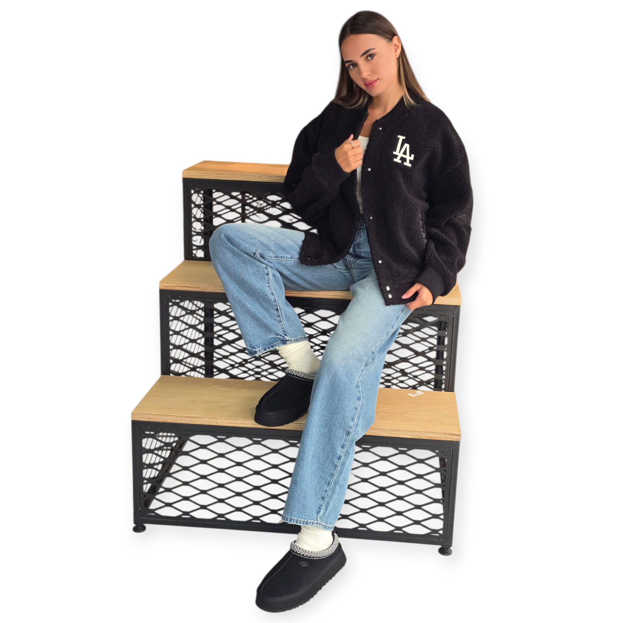 זקט NEW ERA SHERPA BOMBER LOSDOD זקט NEW ERA SHERPA BOMBER LOSDOD