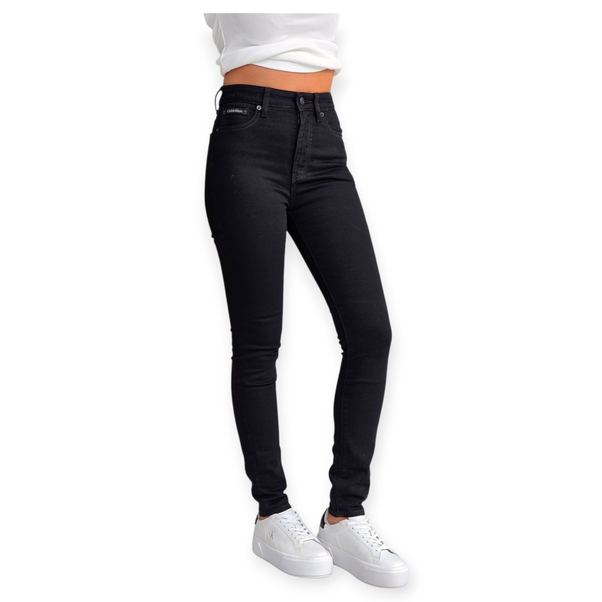 גינס CALVIN KLEIN HIGH RISE SKINNY JEANS