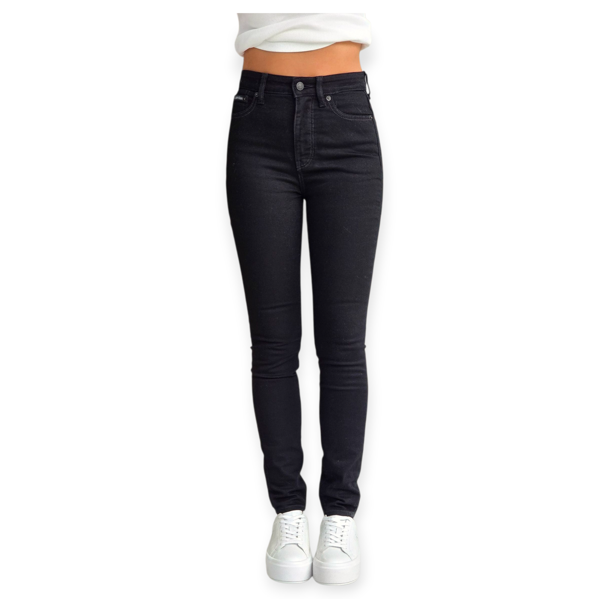 גינס CALVIN KLEIN HIGH RISE SKINNY JEANS