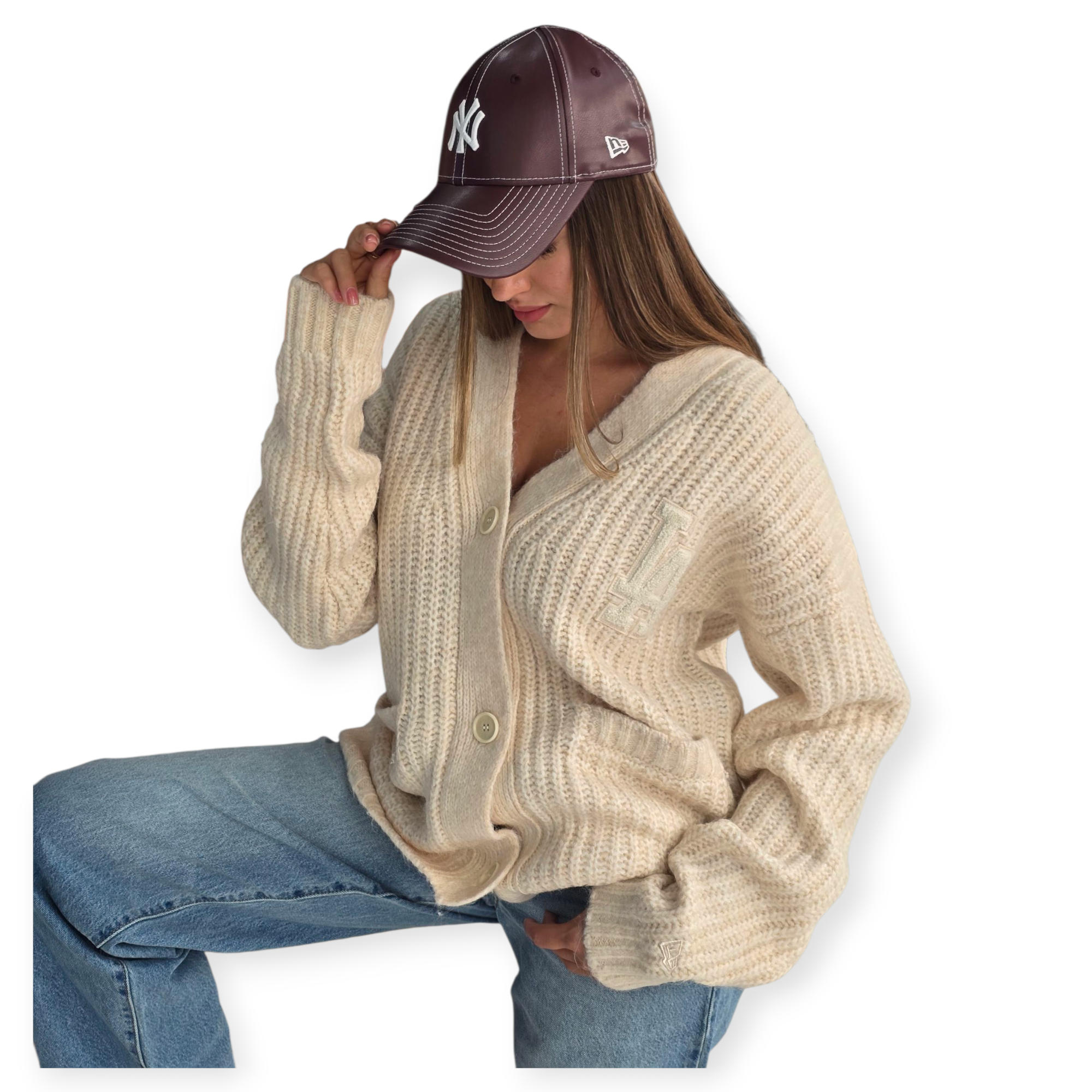 סריג NEW ERA KNIT CARDIGAN NEYAN