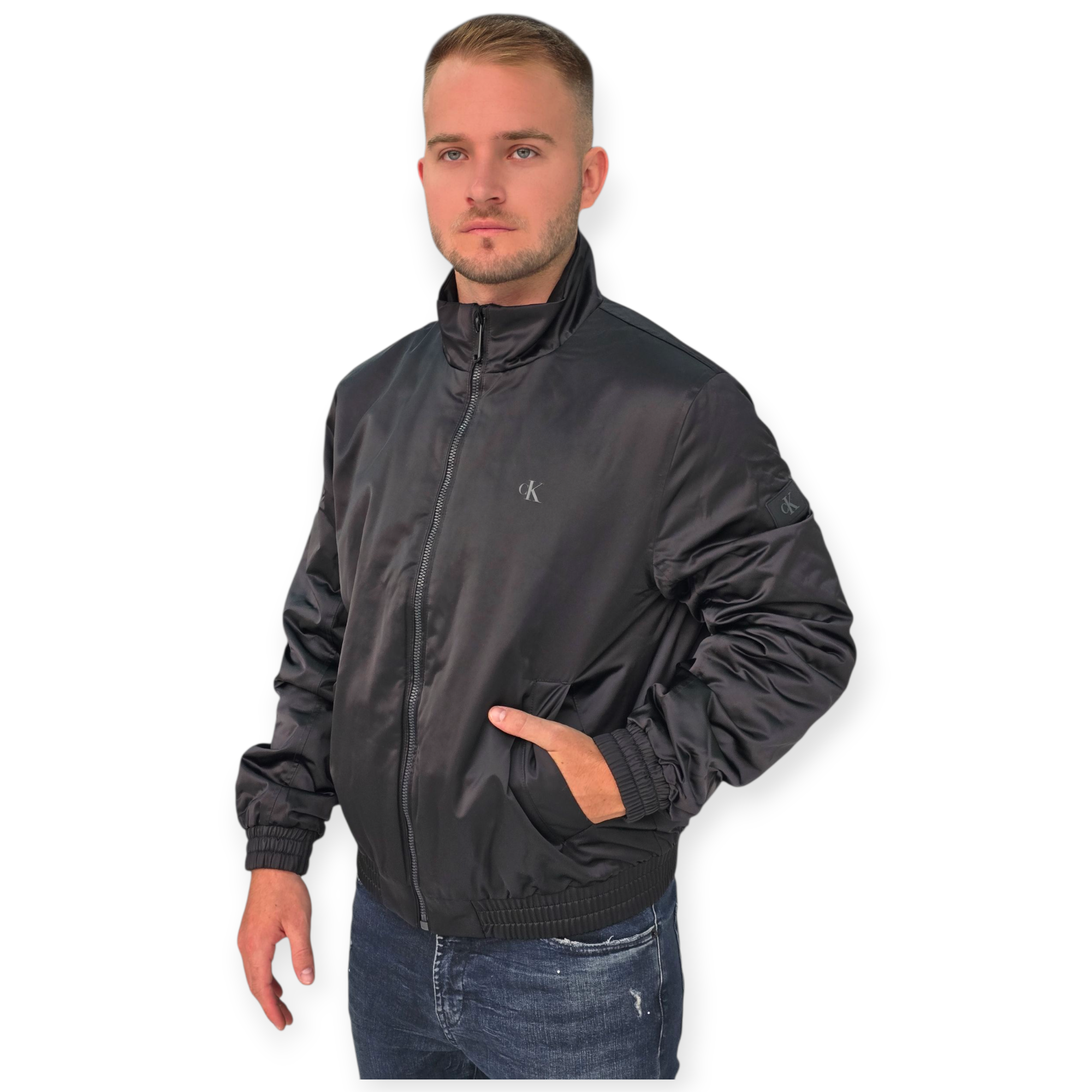 מעיל CALVIN KLEIN PADDED HARRINGTON JACKET
