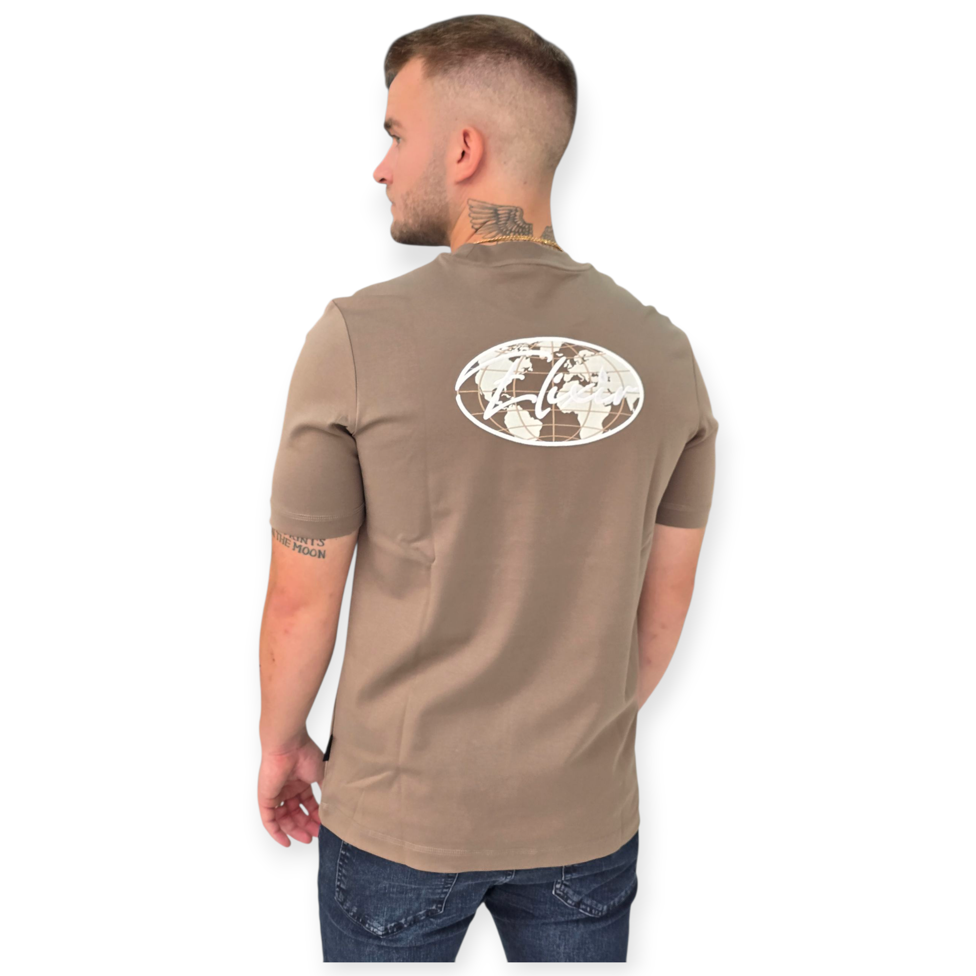 חולצה  לוגו רקמה בגב ELIXIR TEE