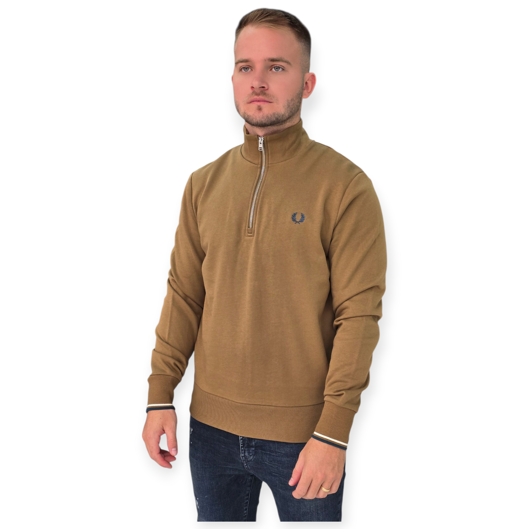 חולצה FRED PERRY HALF ZIP SWEATSHIRT